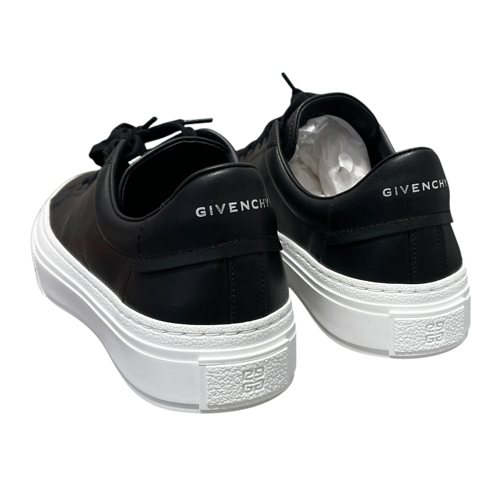 GIVENCHY/Low-Sneakers/US 7/Leather/BLK/city platform view 2