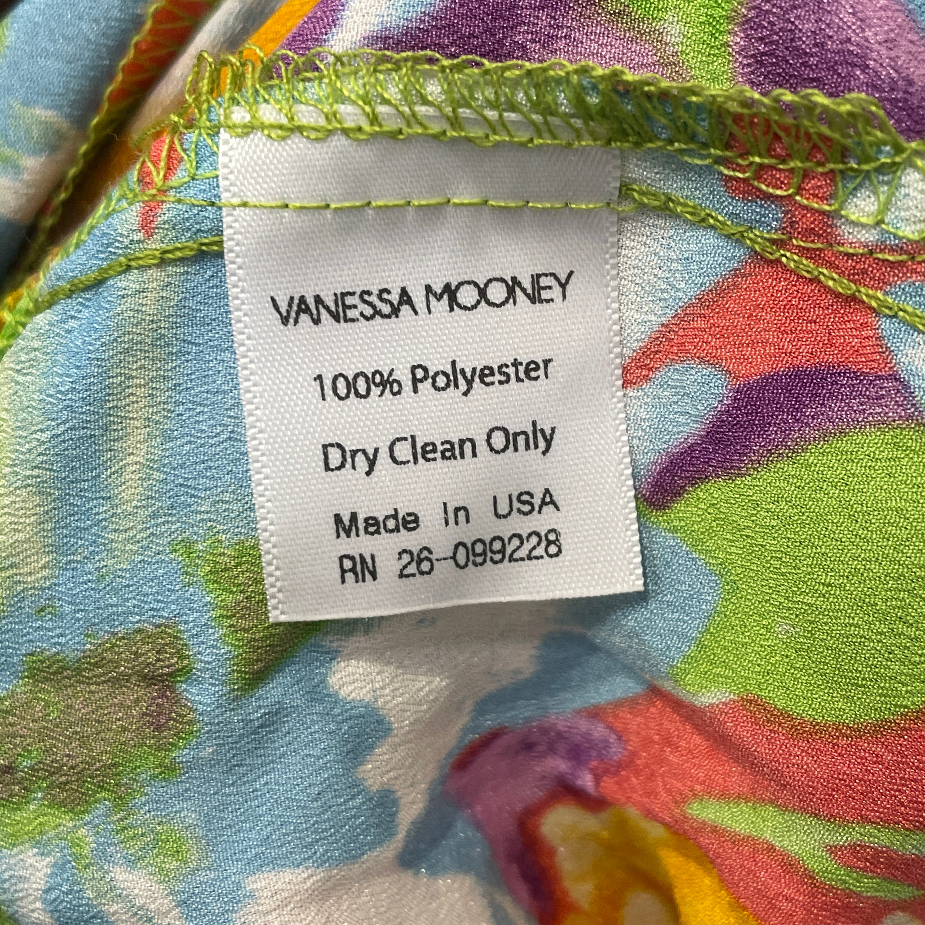 Vanessa Mooney/Camisole Dress/S/Floral Pattern/Silk/MLT/Mini Length/romper dress view 3