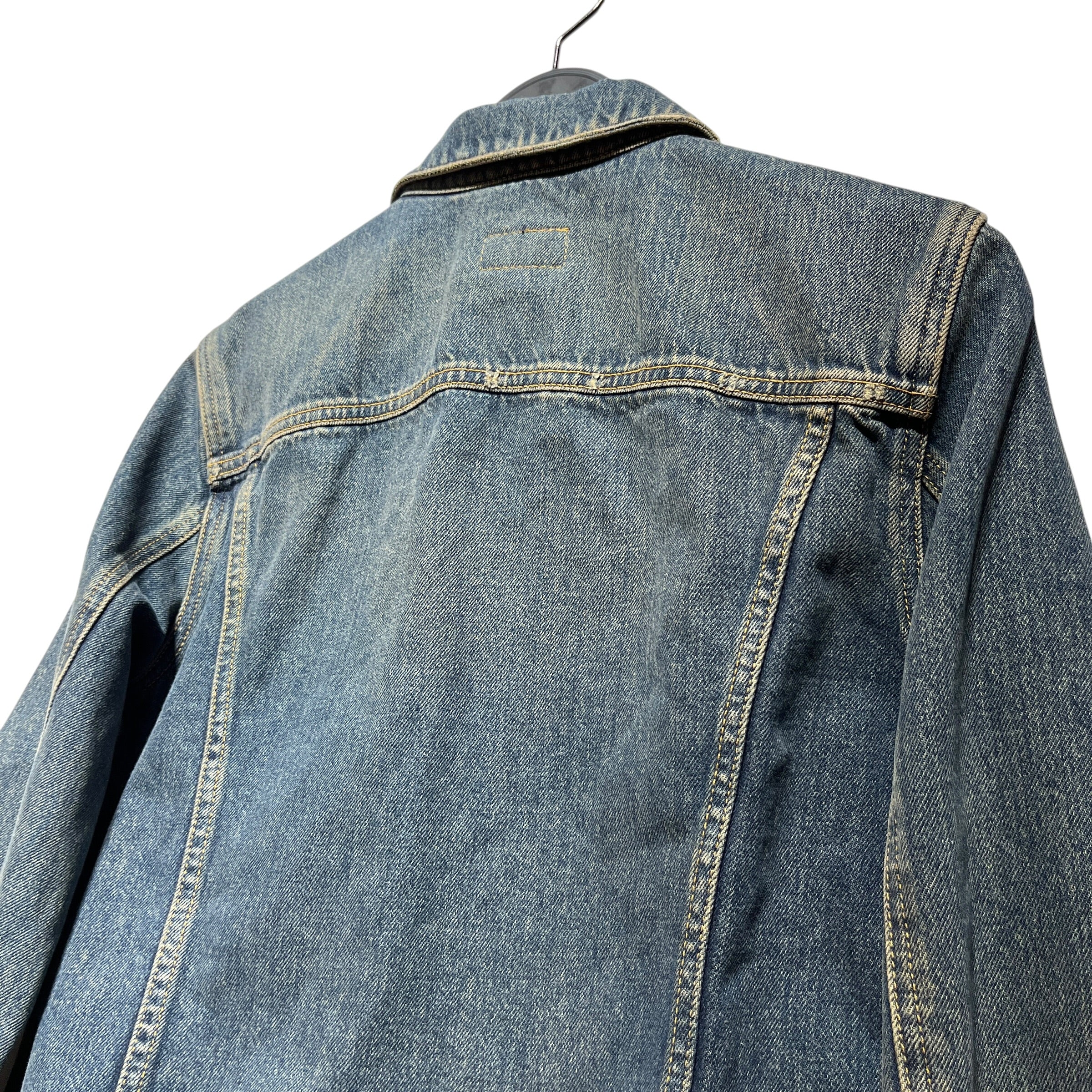 SAINT LAURENT/Denim Jkt/S/Denim/IDG/denim trucker view 4