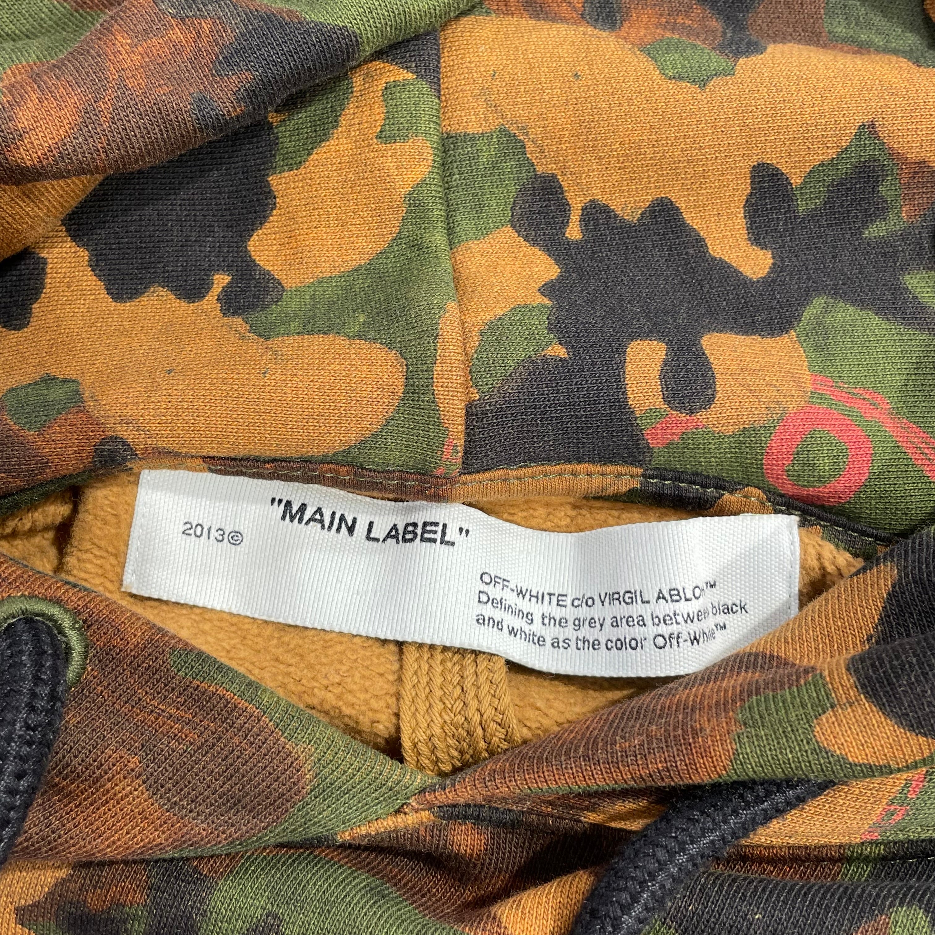 OFF-WHITE/Hoodie/XXS/Camouflage/Cotton/MLT/CAMO HODDIE view 5