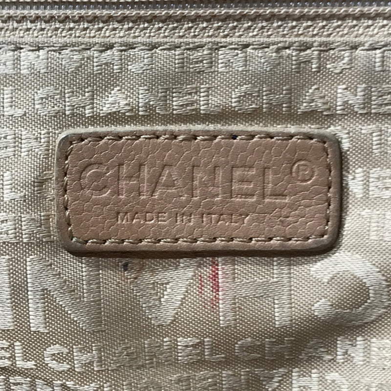 CHANEL/Bag/Leather/BEG/Chocolate Bar Boston