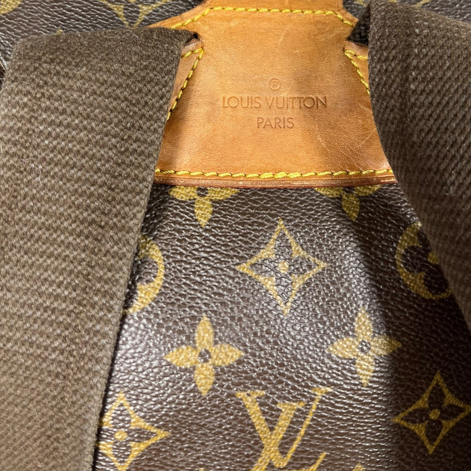 LOUIS VUITTON/Backpack/Monogram/Leather/BRW/BUCKLE BACKPACK view 3