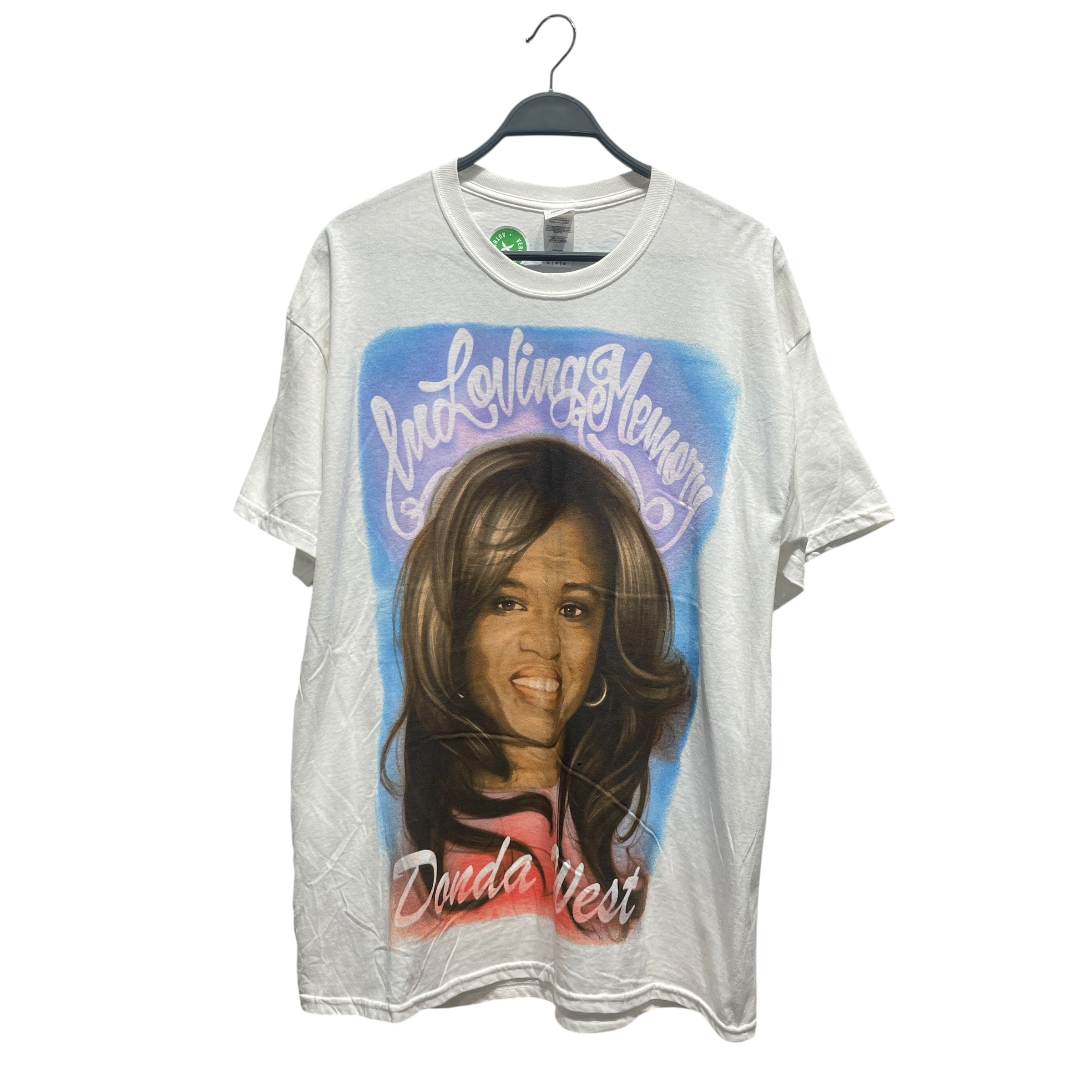 KANYE WEST/T-Shirt/XL/Cotton/WHT/in loving memory donda/robert view 1