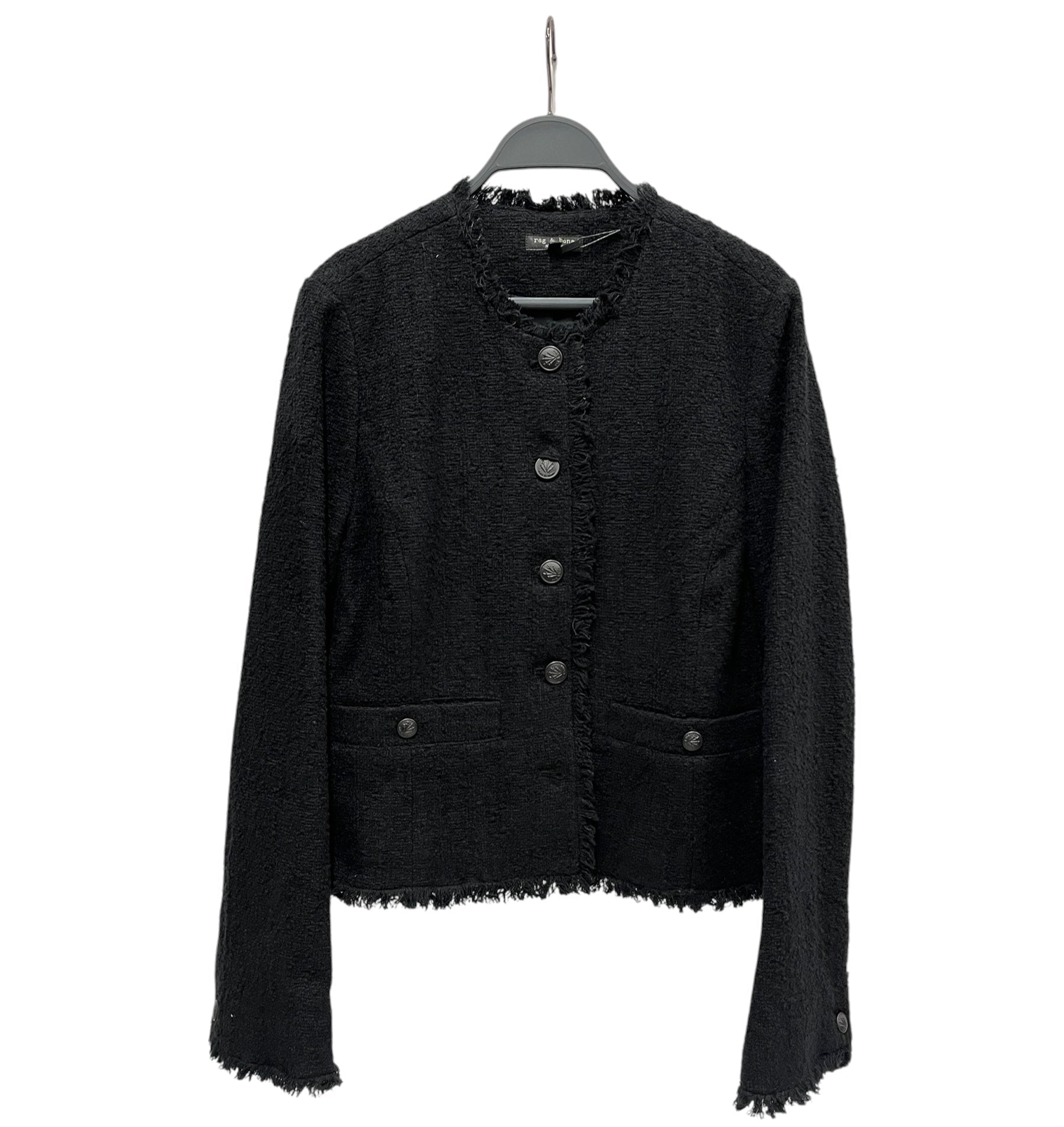 rag & bone/Tailored Jkt/10/Tweed/BLK/ view 1