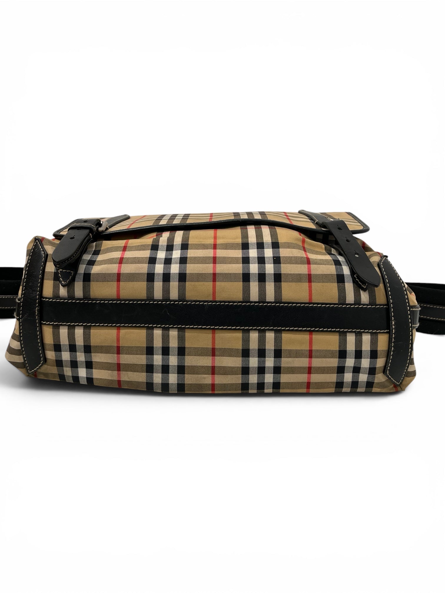 BURBERRY/Cross Body Bag/Plaid/CML/CANVAS MESSANGER BAG view 5