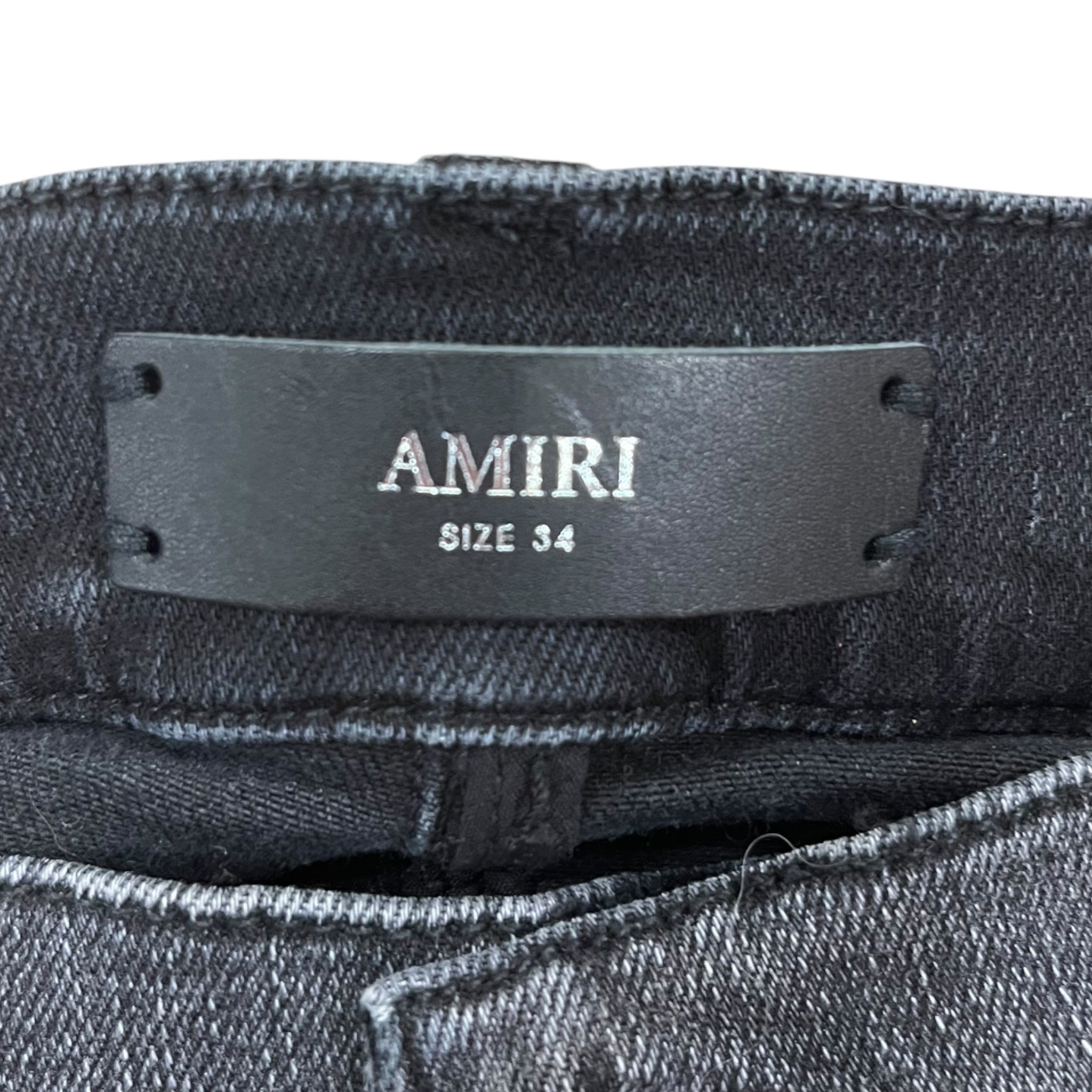 AMIRI/Skinny Pants/34/Denim/BLK/MX1 Pink Patch Denim view 3