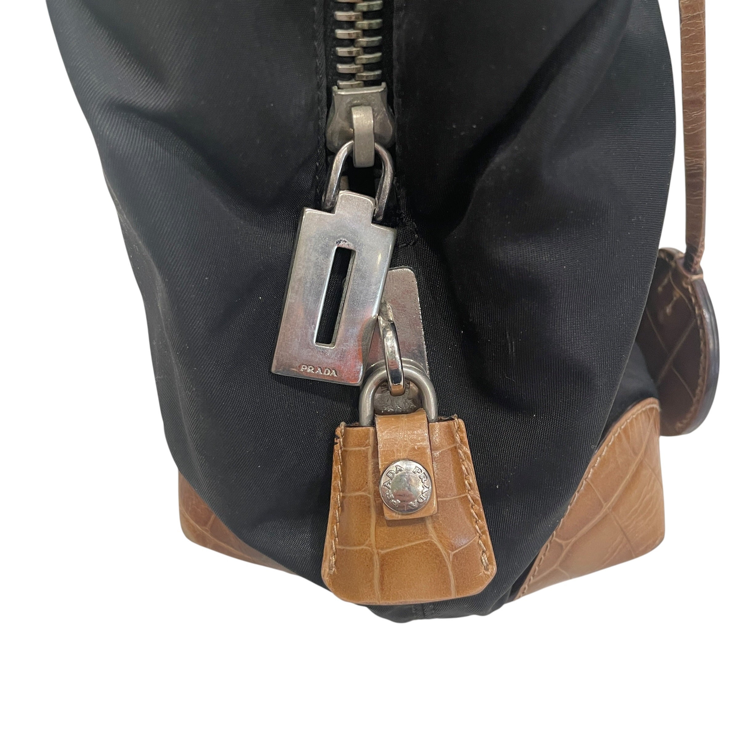 PRADA/Bag/Nylon/BLK/TESSUTO SNAKESKIN view 5