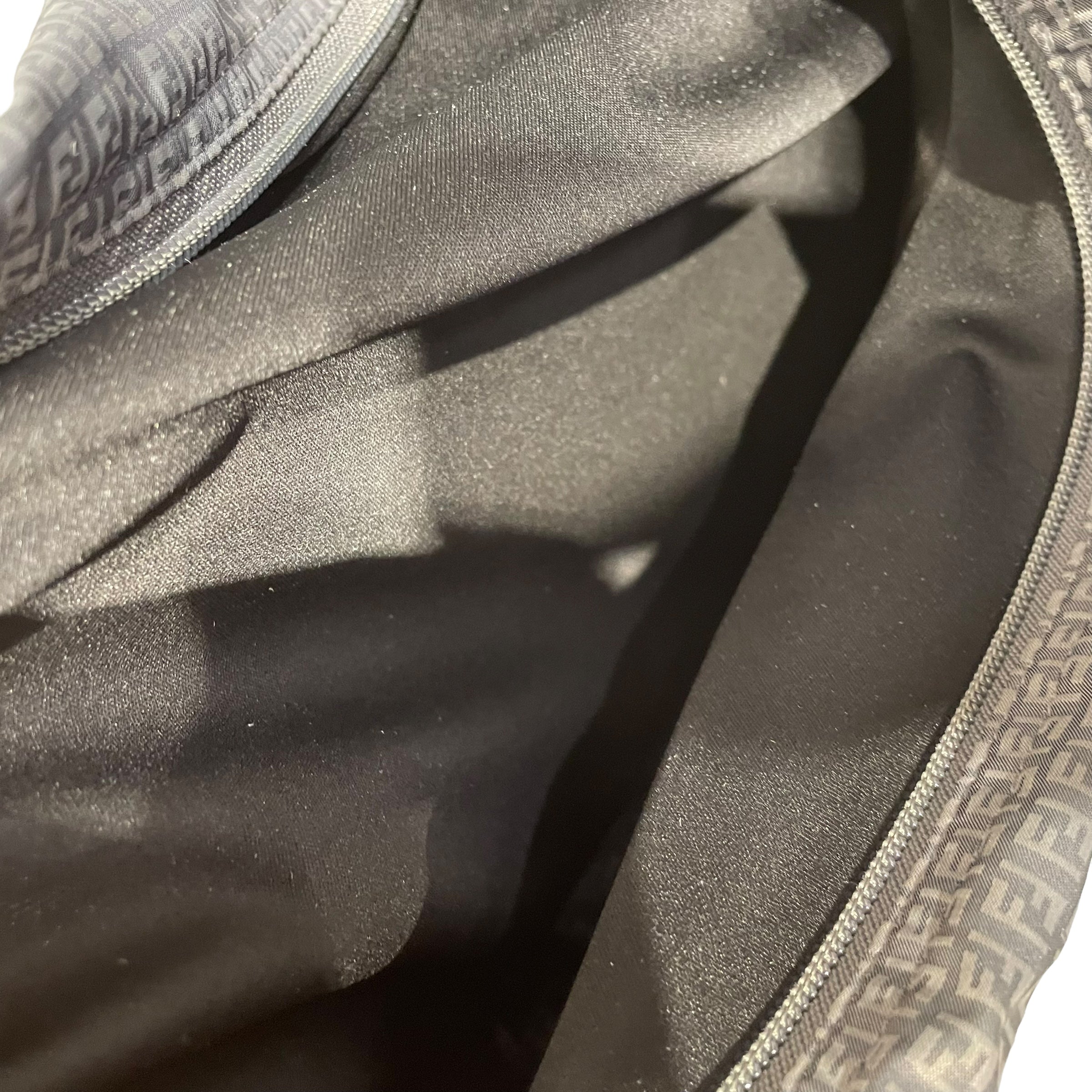 FENDI/Cross Body Bag/Monogram/Nylon/GRY/Zucchino Messenger view 4