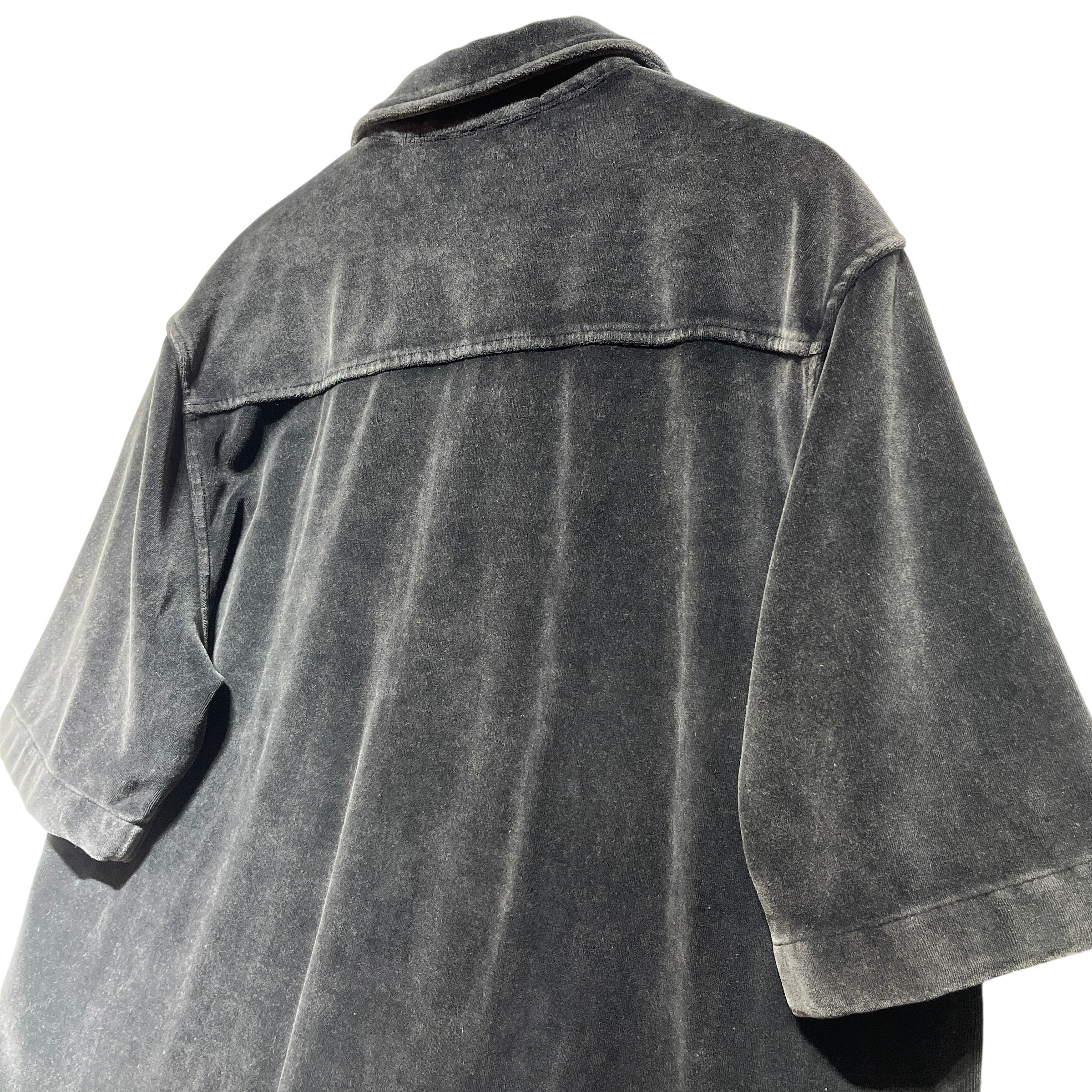 Alexander Wang/SS Shirt/M/Velour/BLK/Rhinstone Dragon Velour view 4