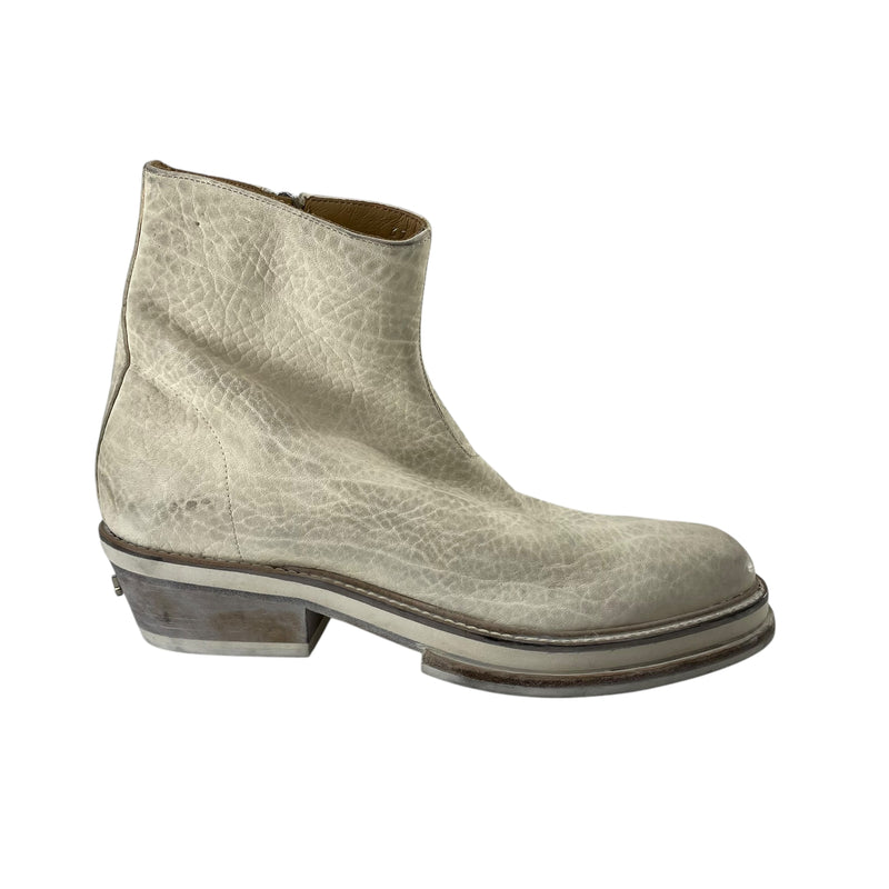 424(FourTwoFour)/Chelsea Boots/EU 39/Leather/WHT/
