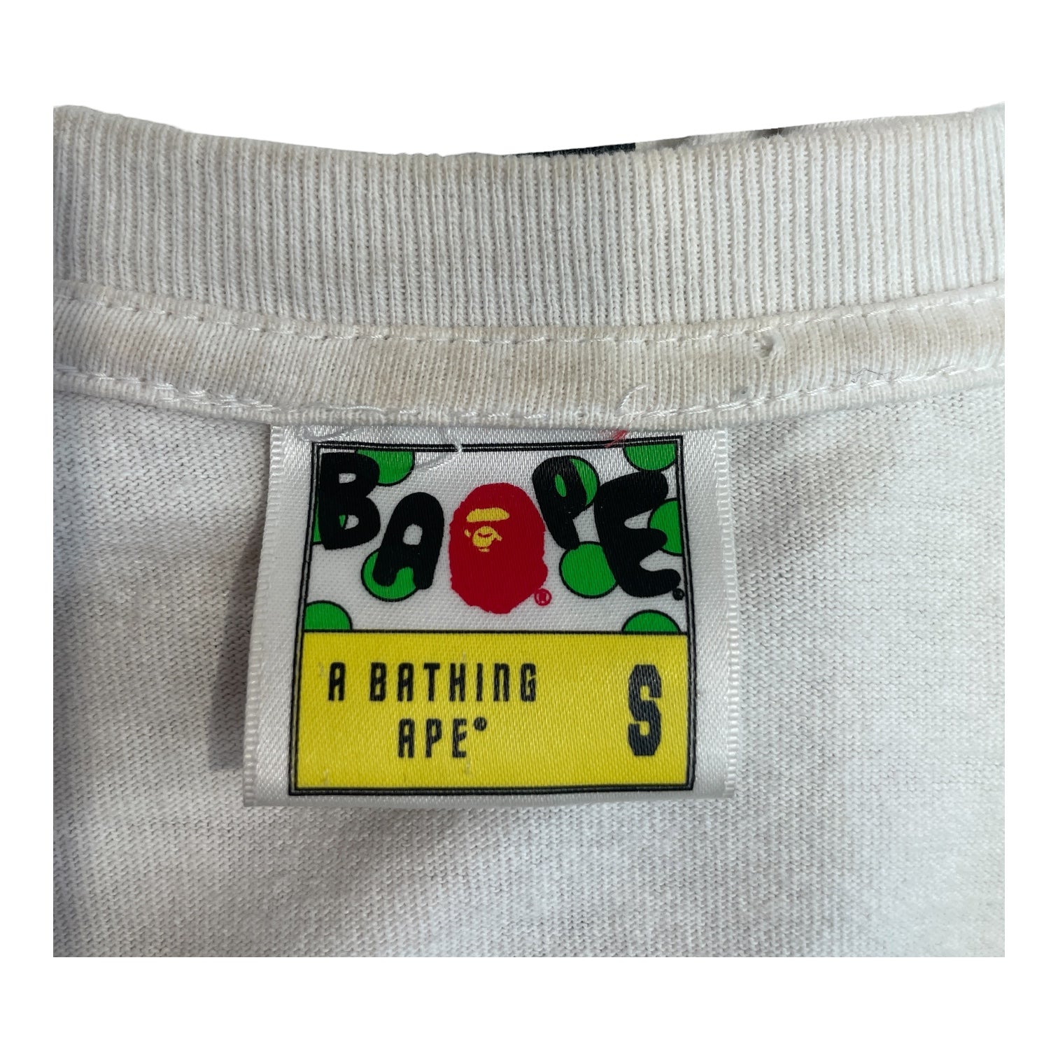 AAPE BY A BATHING APE/T-Shirt/S/Cotton/WHT/Graphic/aape x snoopy graphic tshirt view 3