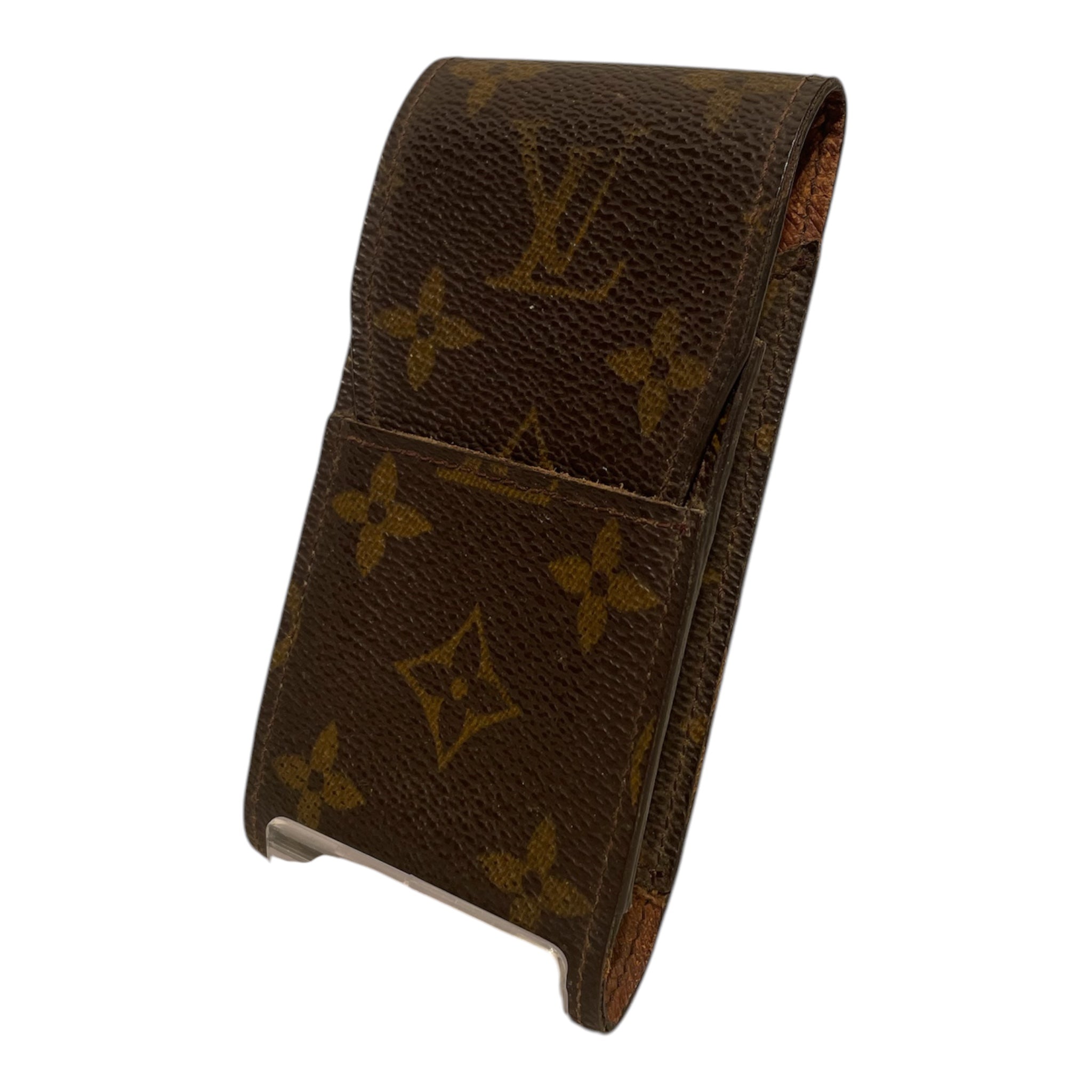 LOUIS VUITTON/Cigarette Case/Monogram/Leather/BRW/Monogram Etui Cigarette Case view 1