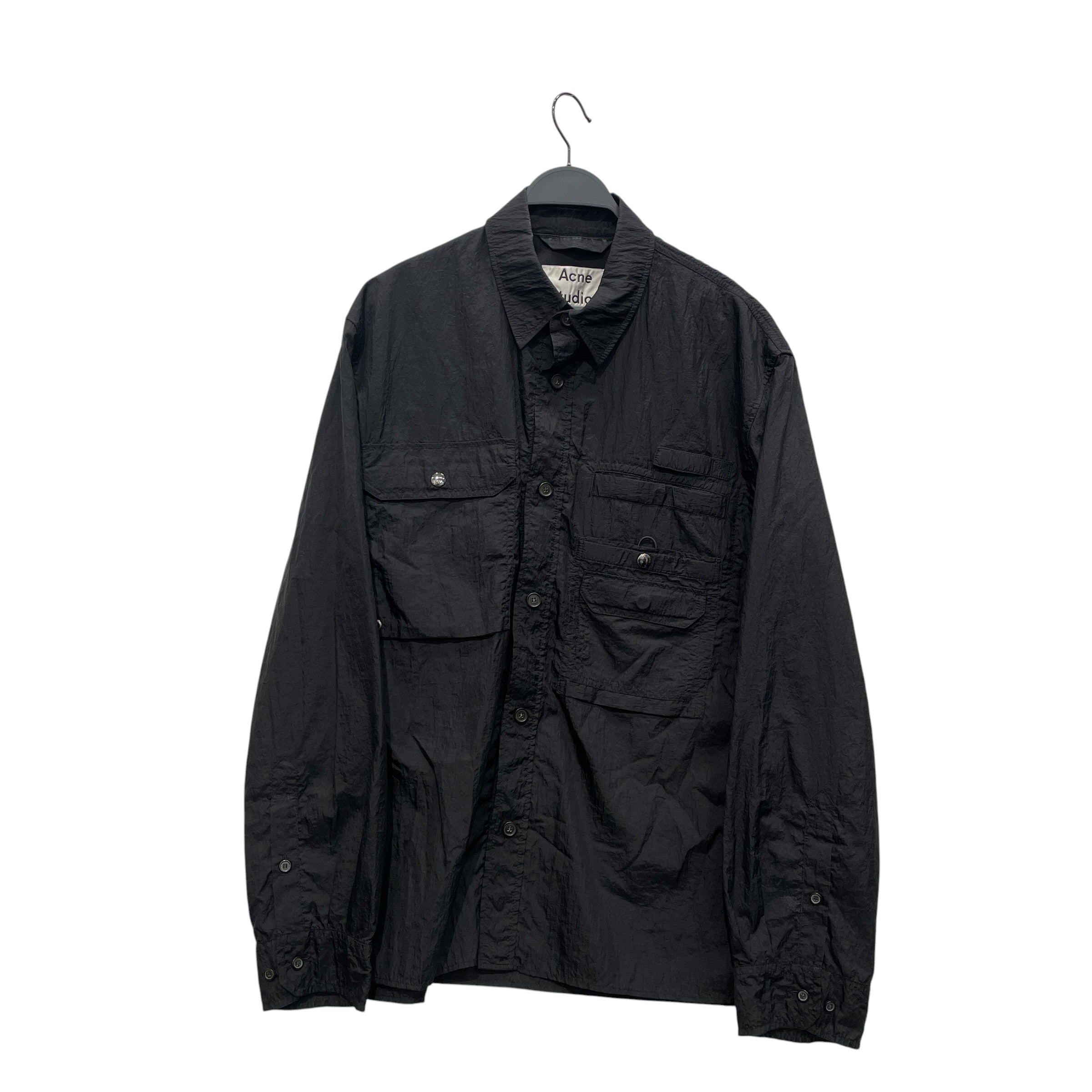 Acne Studios/Windbreaker/50/Nylon/BLK/Pullover/ACNESTUDIOS UTILITY WINDBRKR view 1