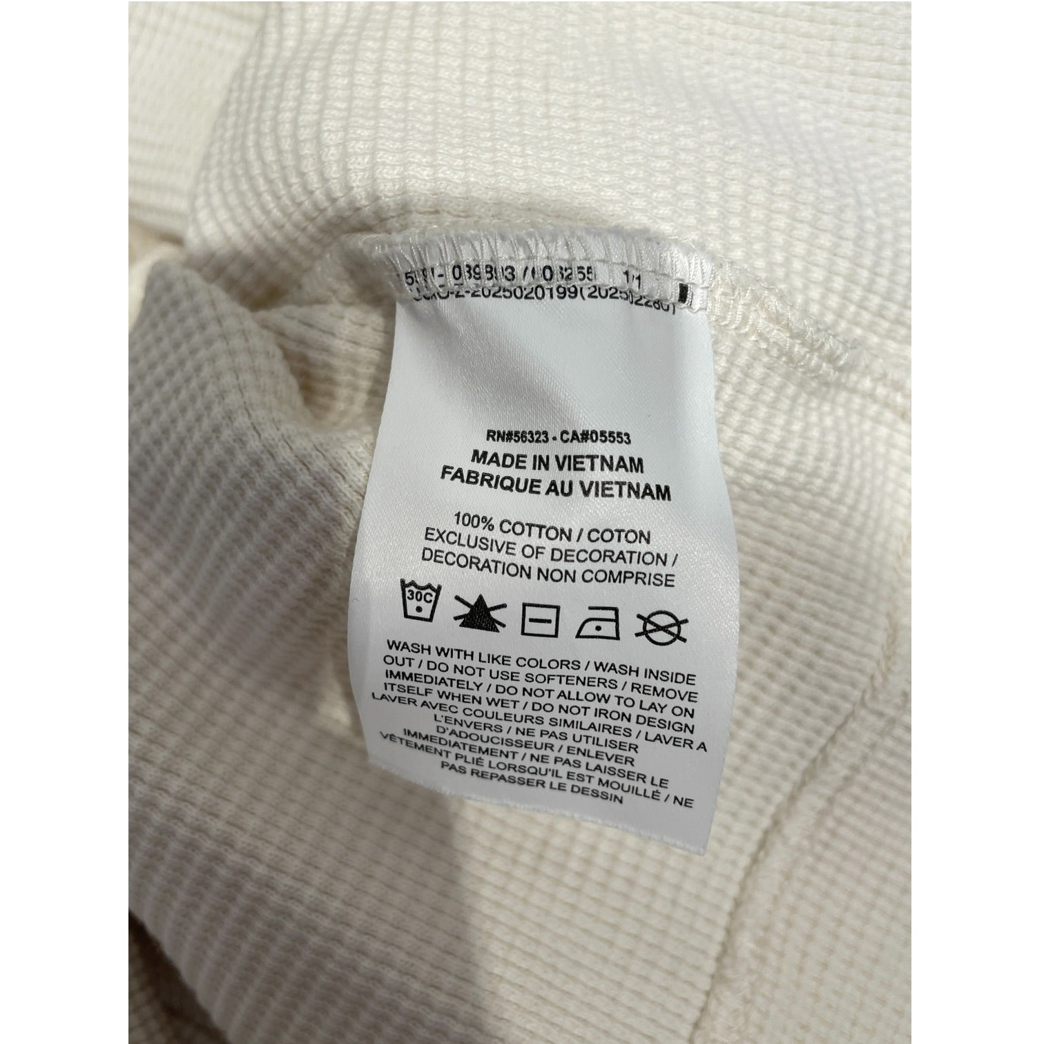 JORDAN BRAND/FRAGMENT/UNION/LS T-Shirt/XL/Cotton/CRM/Thermal Cream Long Sleeve view 4