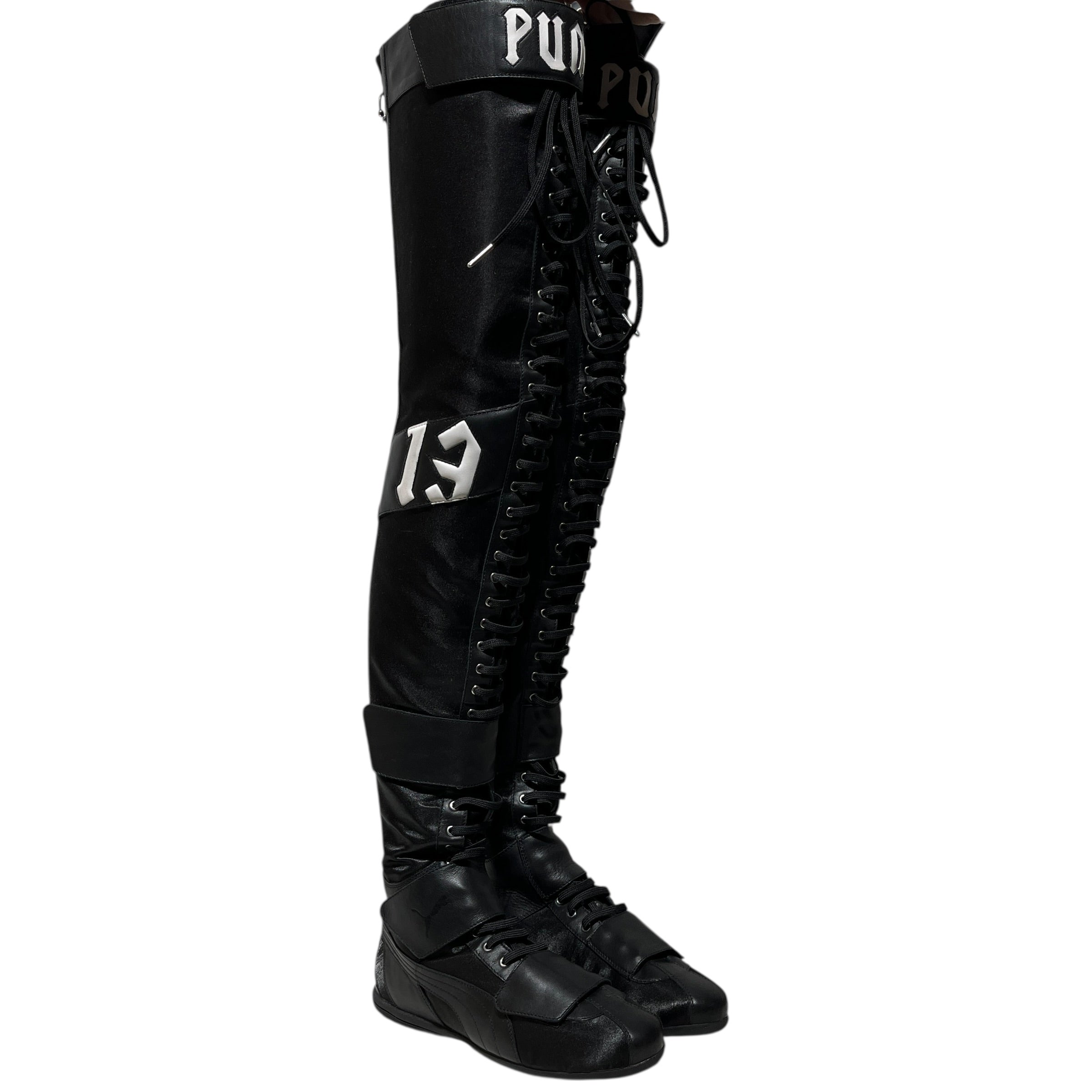 FENTY PUMA by Rihanna/Long Boots/US 6.5/Leather/BLK/ view 1