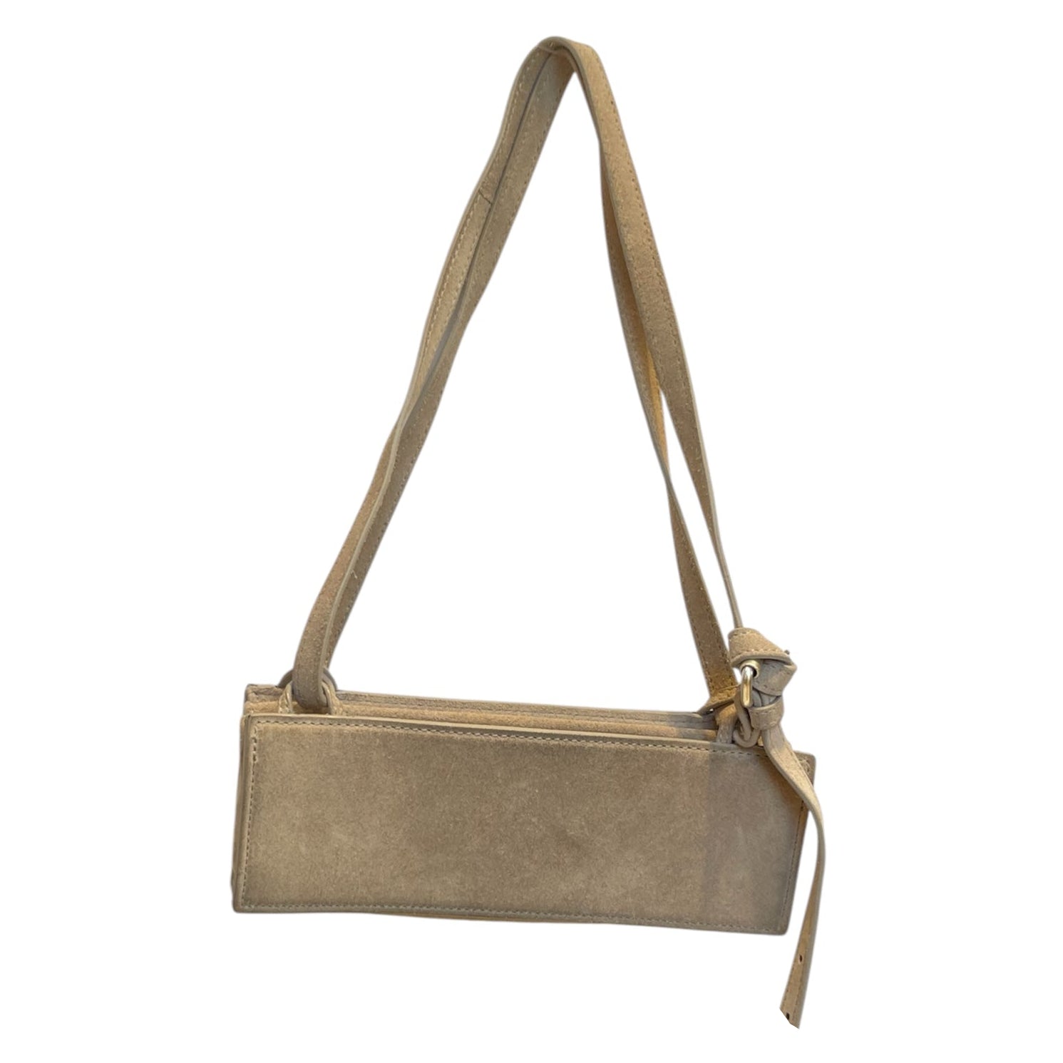 Y/PROJECT/Bag/Suede/BEG/suede accordian bag view 2