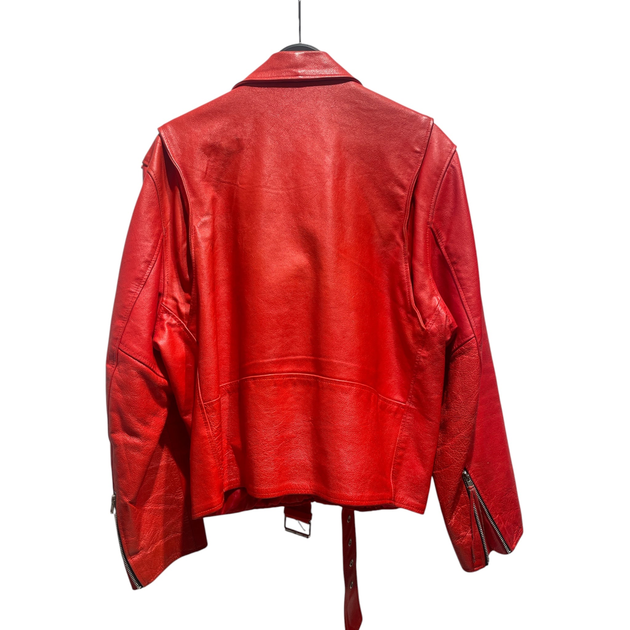Vintage/Leather Jkt/46/Leather/RED/GENUINE LEATHER BLOOD ORANGE view 2