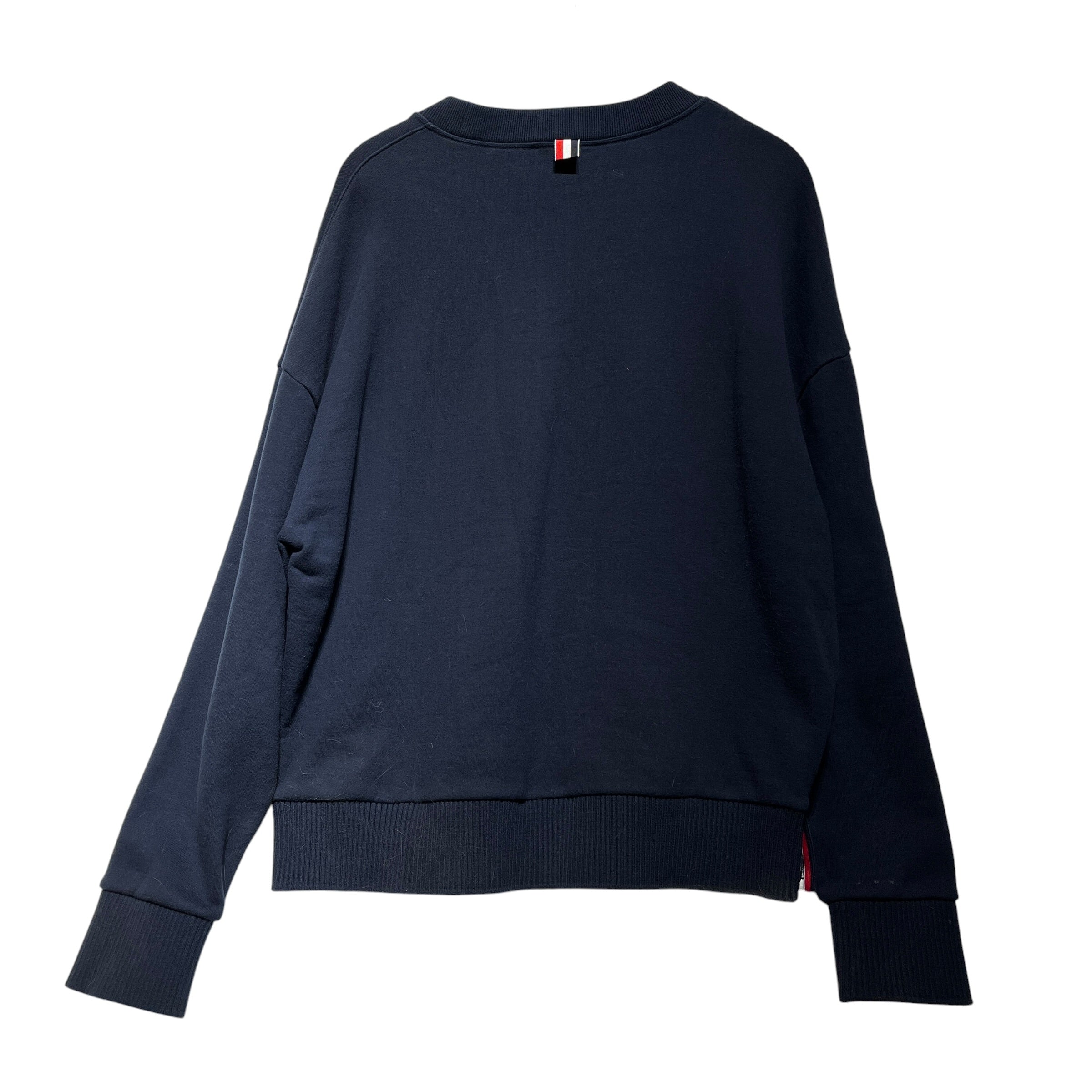 THOM BROWNE. NEW YORK/Sweatshirt/L/Cotton/NVY/Pullover/ view 2