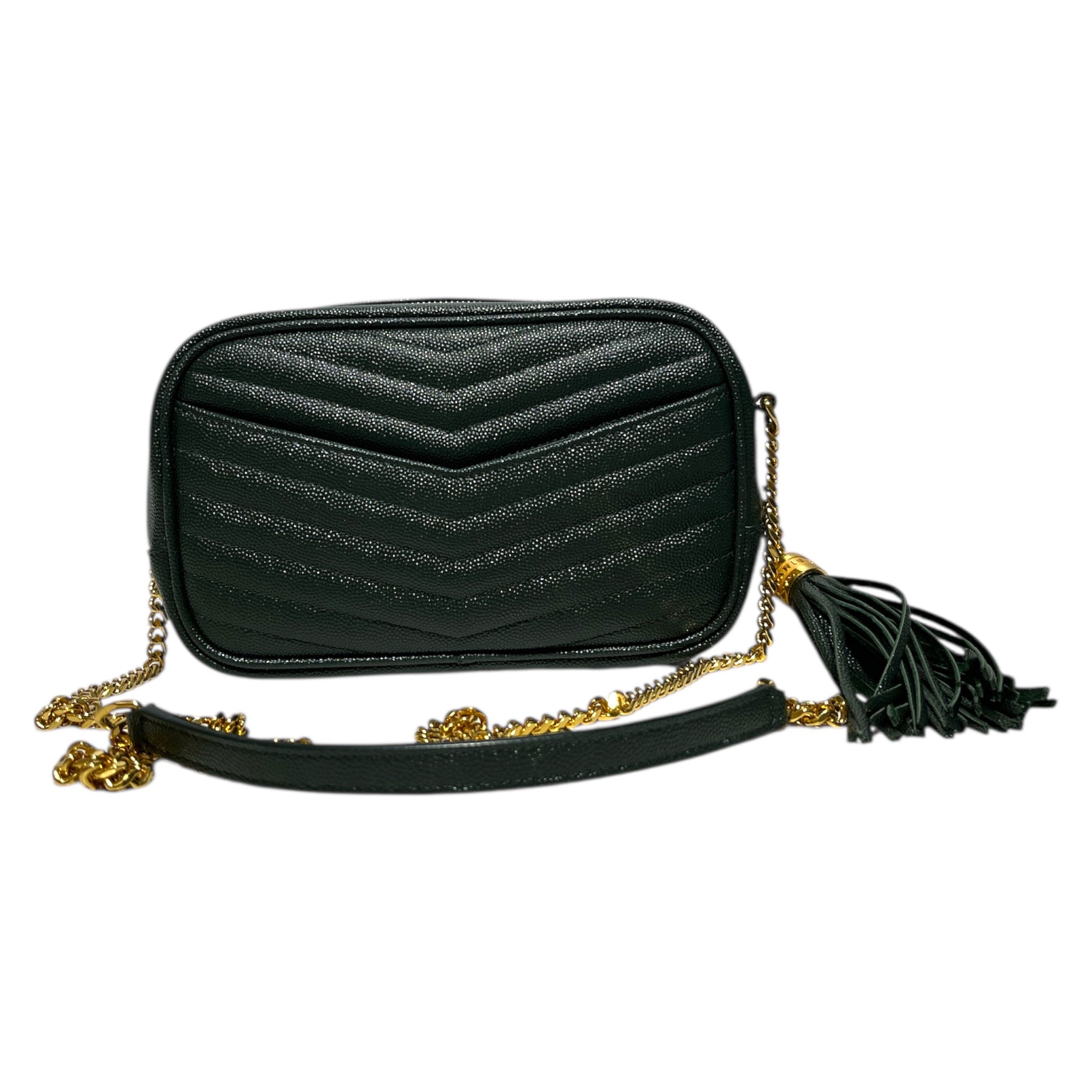 YVES SAINT LAURENT/Cross Body Bag/Leather/GRN/ view 2