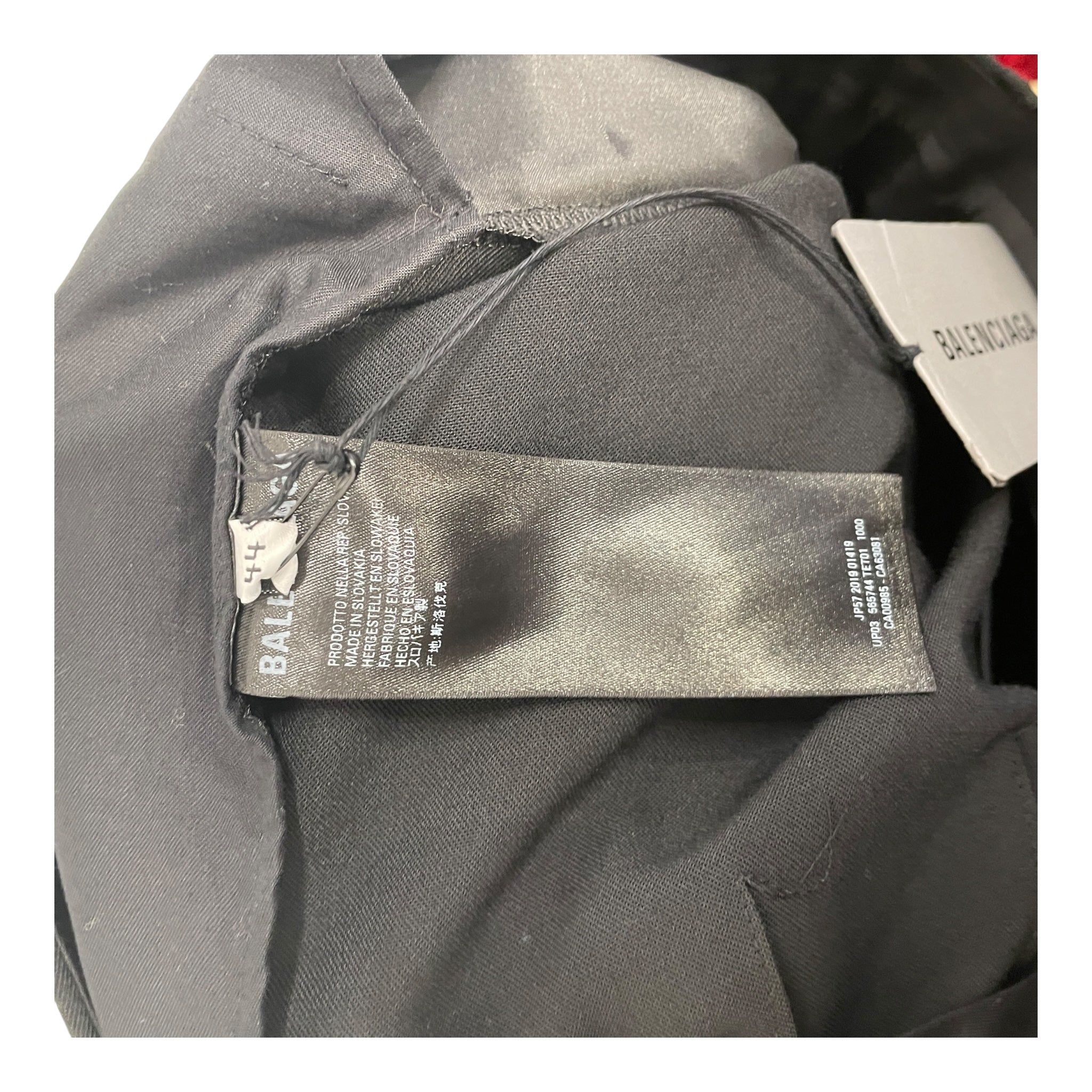 BALENCIAGA/Slacks/44/Polyester/BLK/ view 4