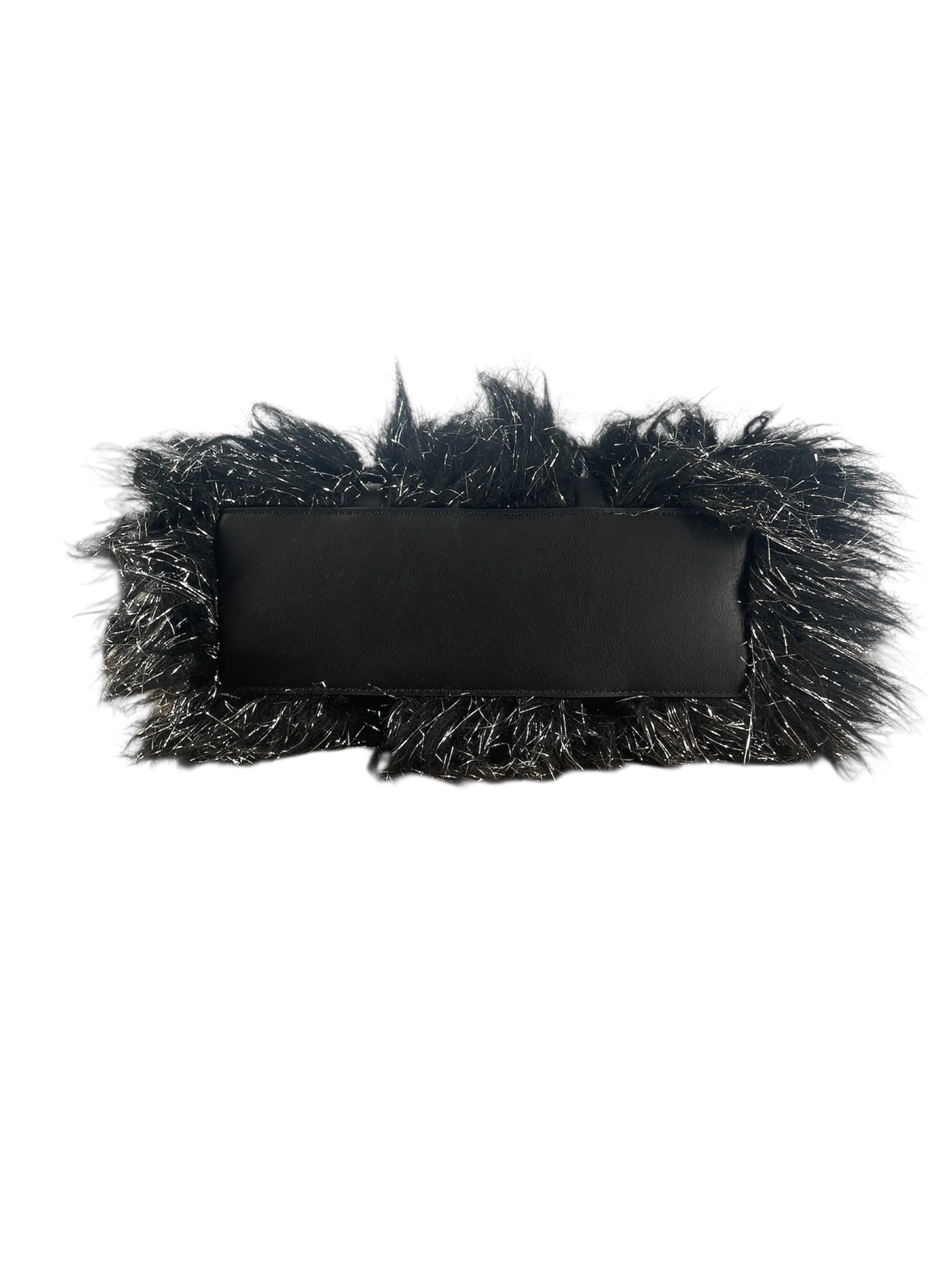 MARC JACOBS/Hand Bag/BLK/BLACK FUR HAND BAG view 3