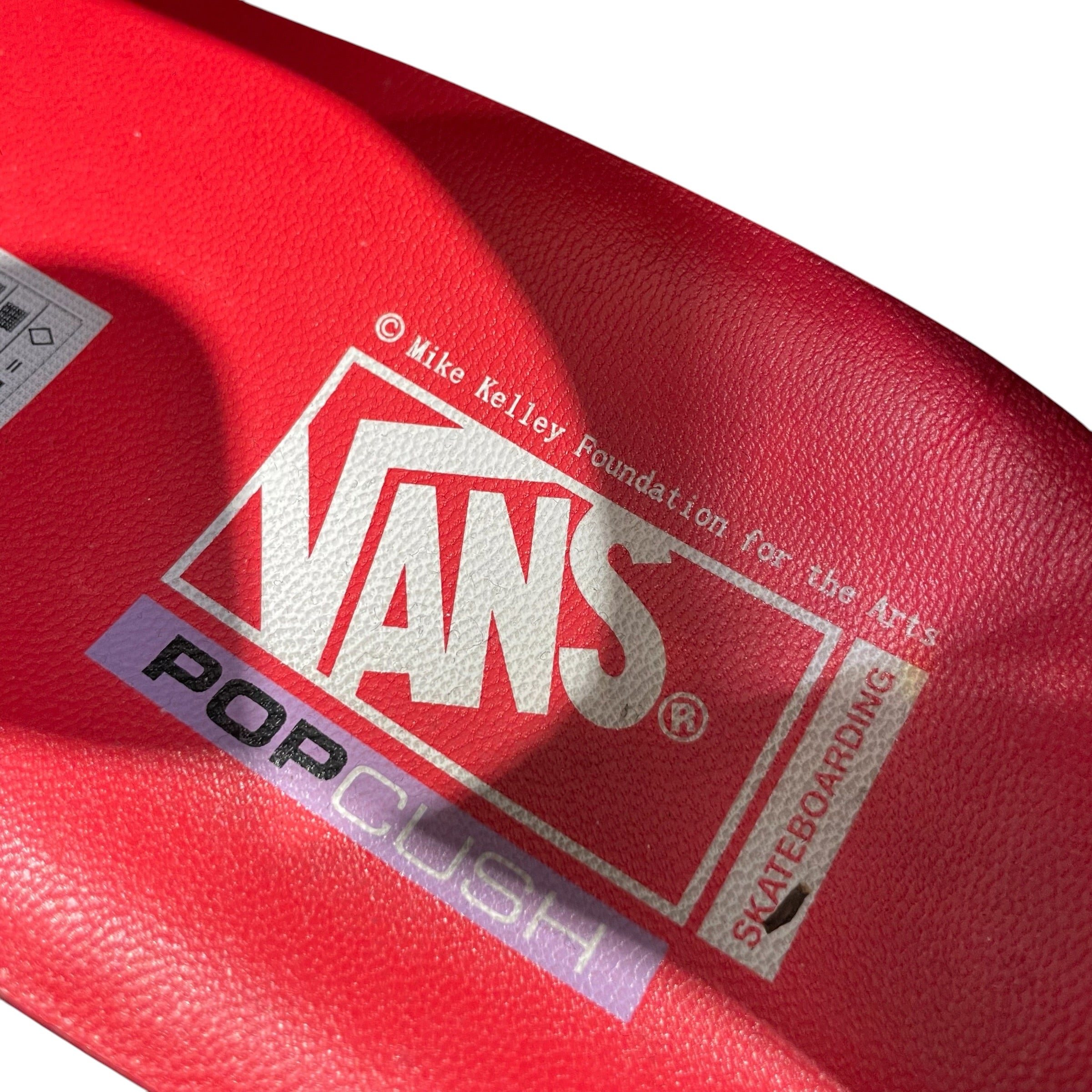 VANS/Supreme/Low-Sneakers/US 10.5/All Over Print/WHT/Mike Kelly Half Cab view 6
