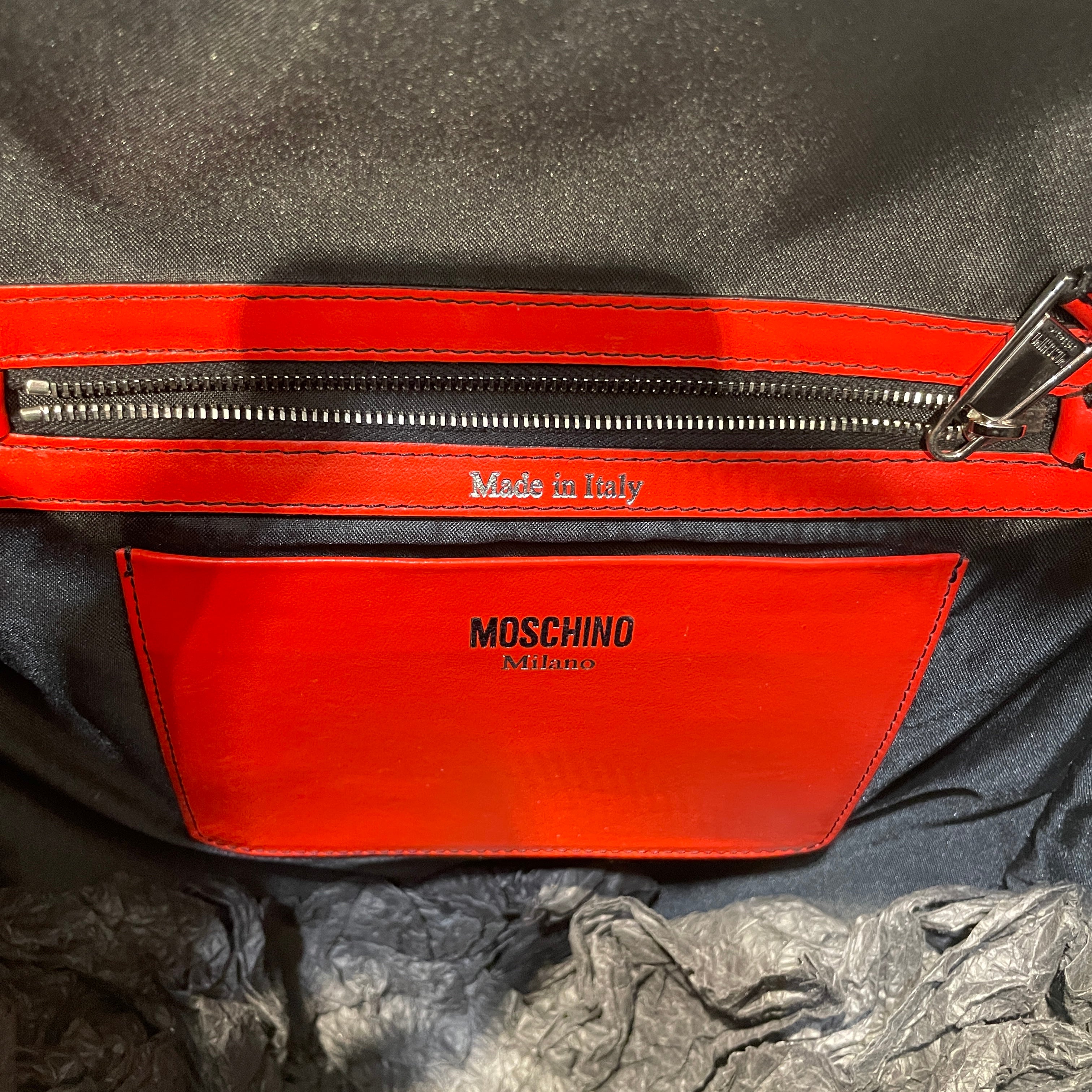 MOSCHINO/Backpack/All Over Print/Polyester/RED/Crazy Fruit view 6
