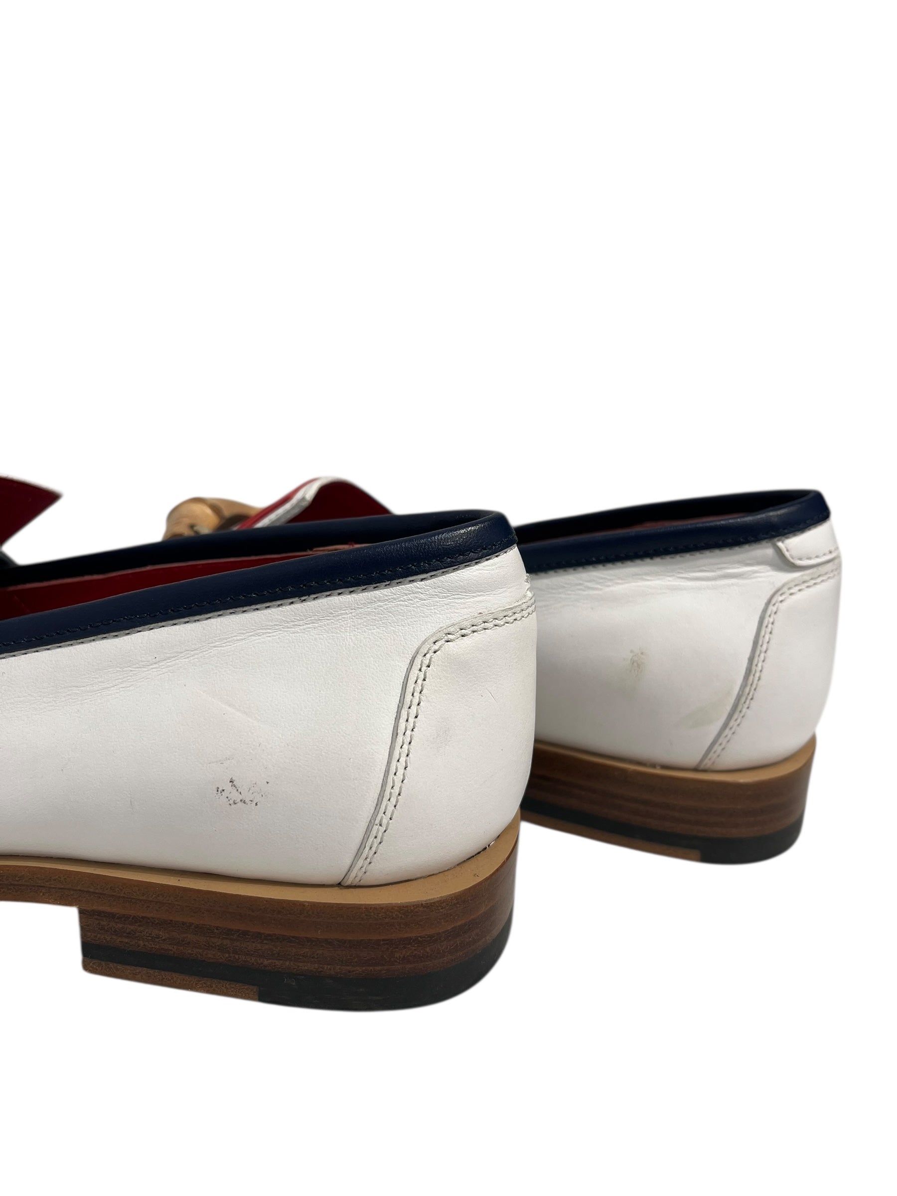 CASABLANCA/Loafers/EU 40/Leather/NVY/RD/WHT/BLU BELGIAN LOAFER view 5