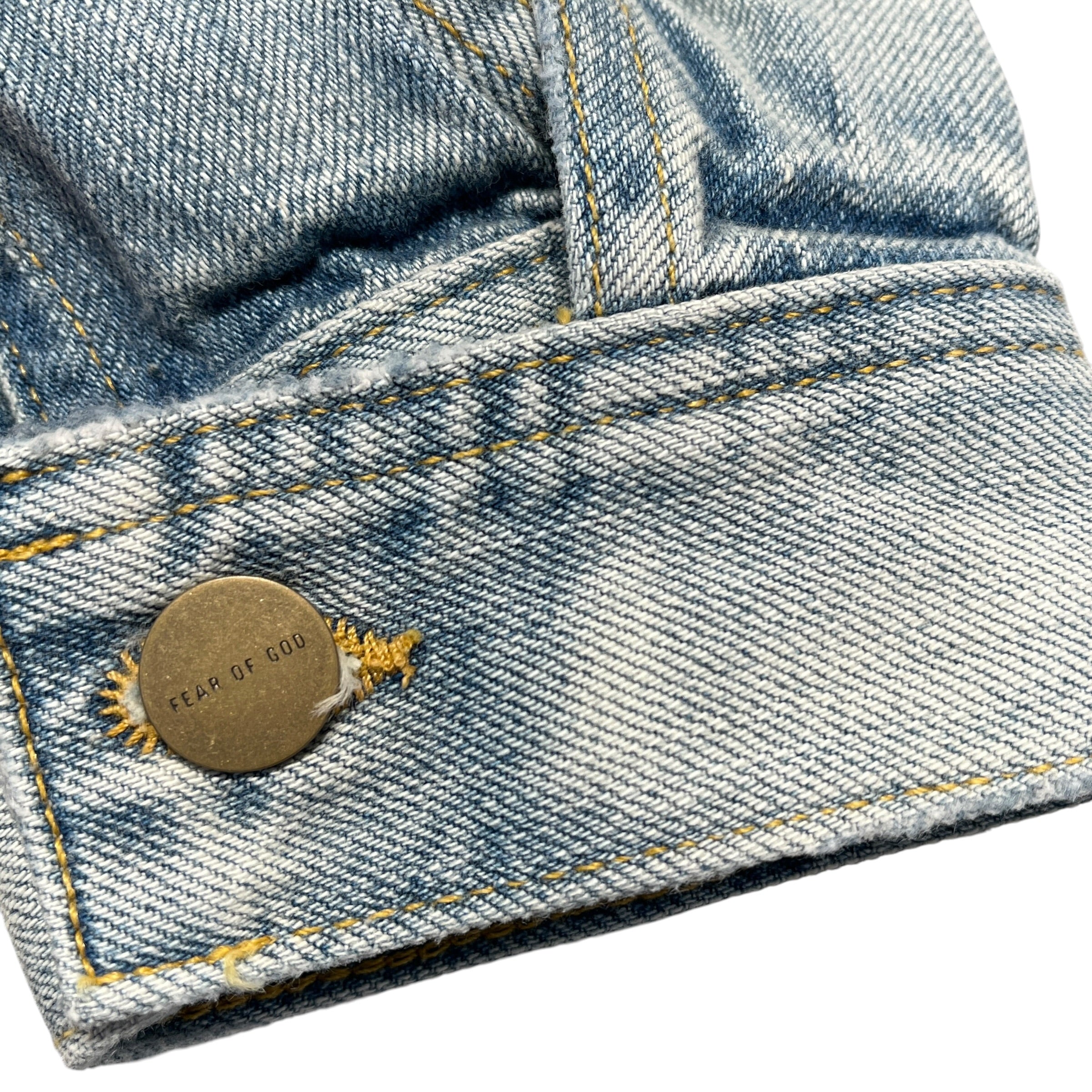 FEAR OF GOD/Denim Jkt/S/Denim/BLU/7TH COLLECTION TRUCKER JACKET view 10