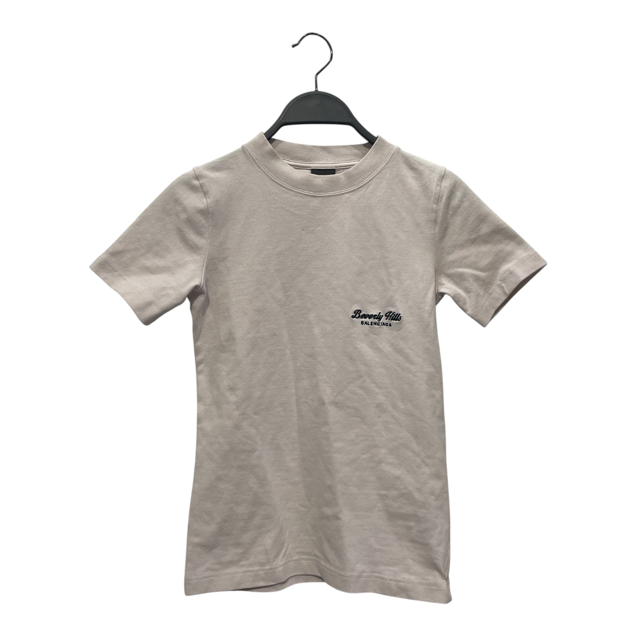 BALENCIAGA/SS Cut & Sew/M/Graphic/Cotton/WHT/beverly hills fitted view 1