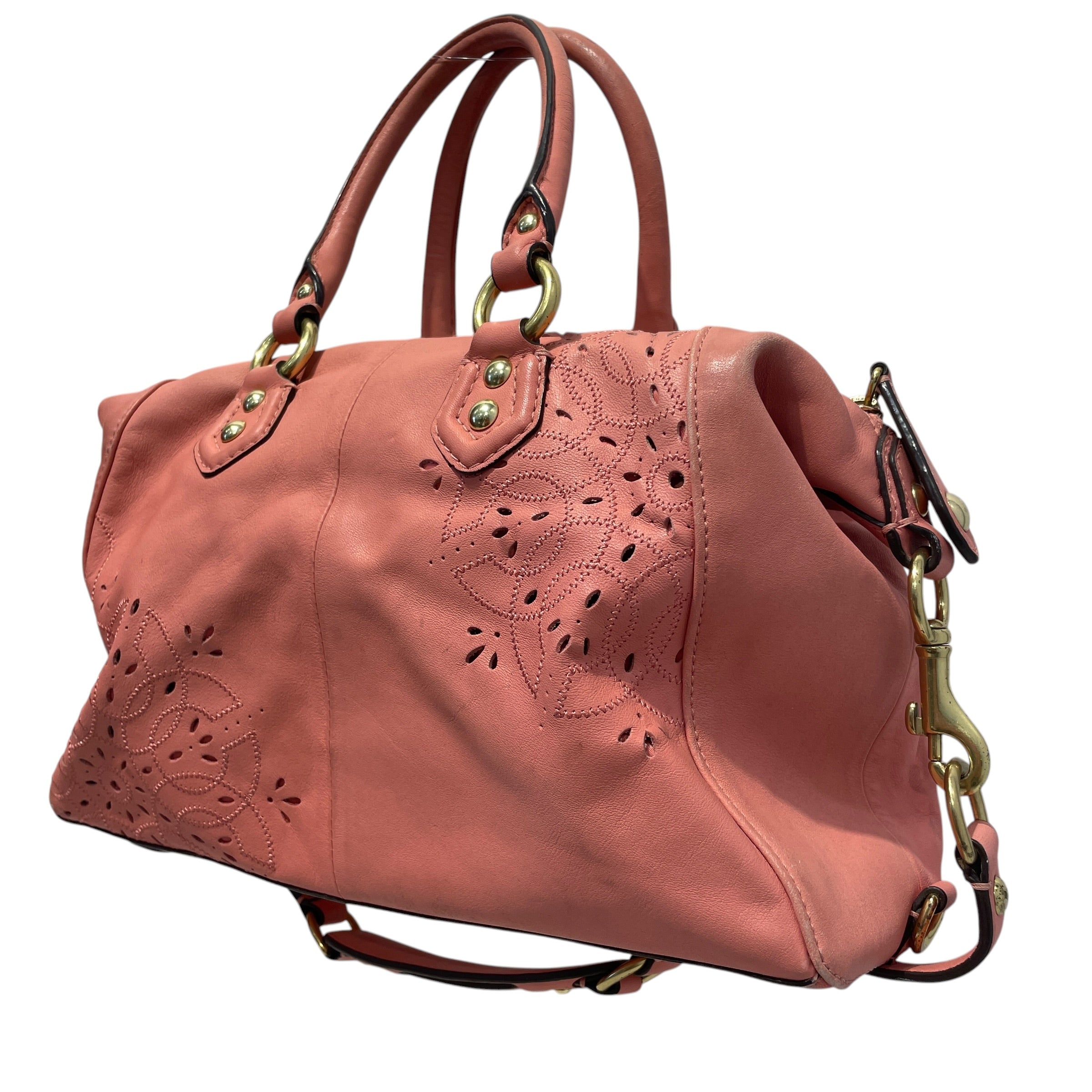 COACH/Hand Bag/Leather/PNK/Ashley Pink Satchel Bag view 4