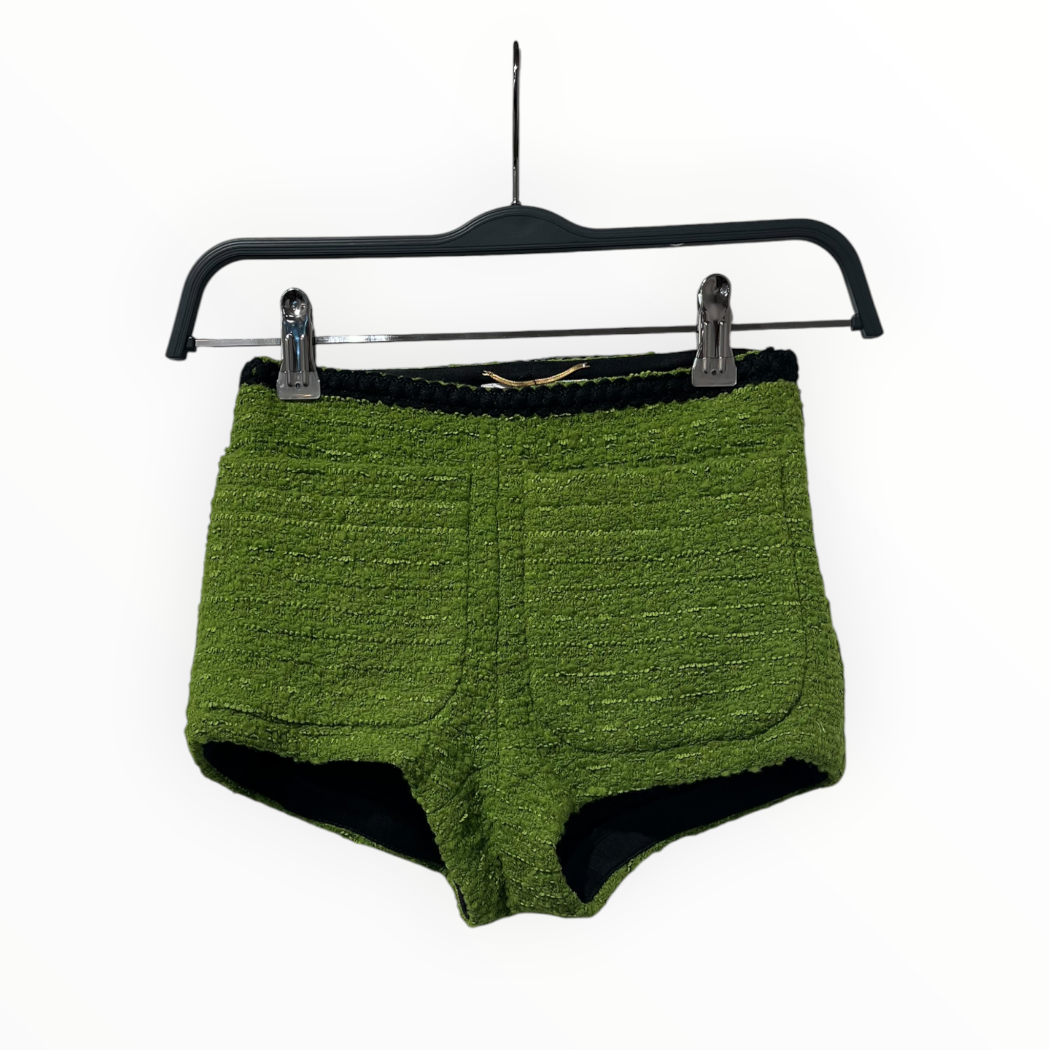 YVES SAINT LAURENT/Shorts/34/Wool/GRN/TWEED UNI RELIEF view 1