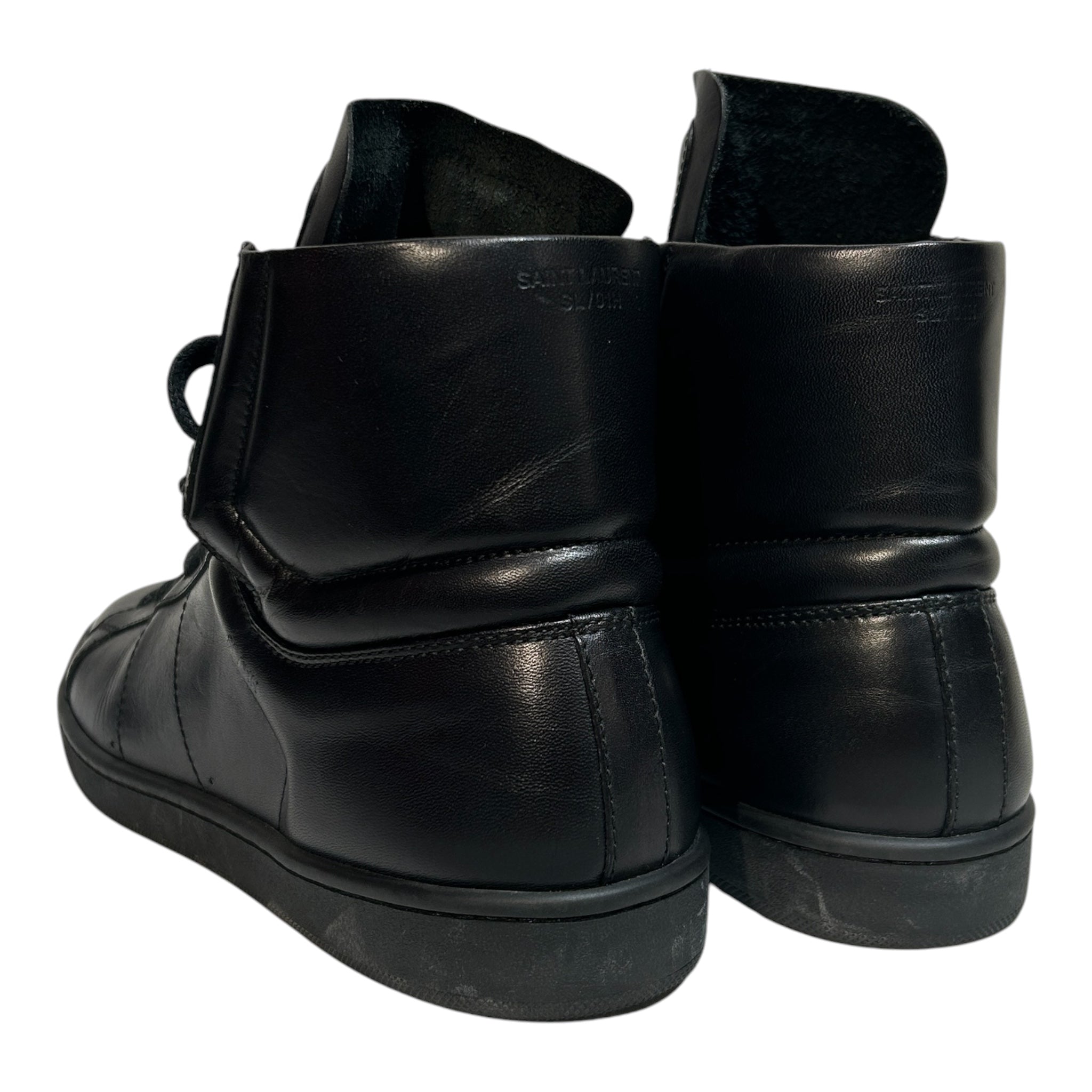 SAINT LAURENT/Hi-Sneakers/EU 41/Leather/BLK/COURT CLASSIC view 2