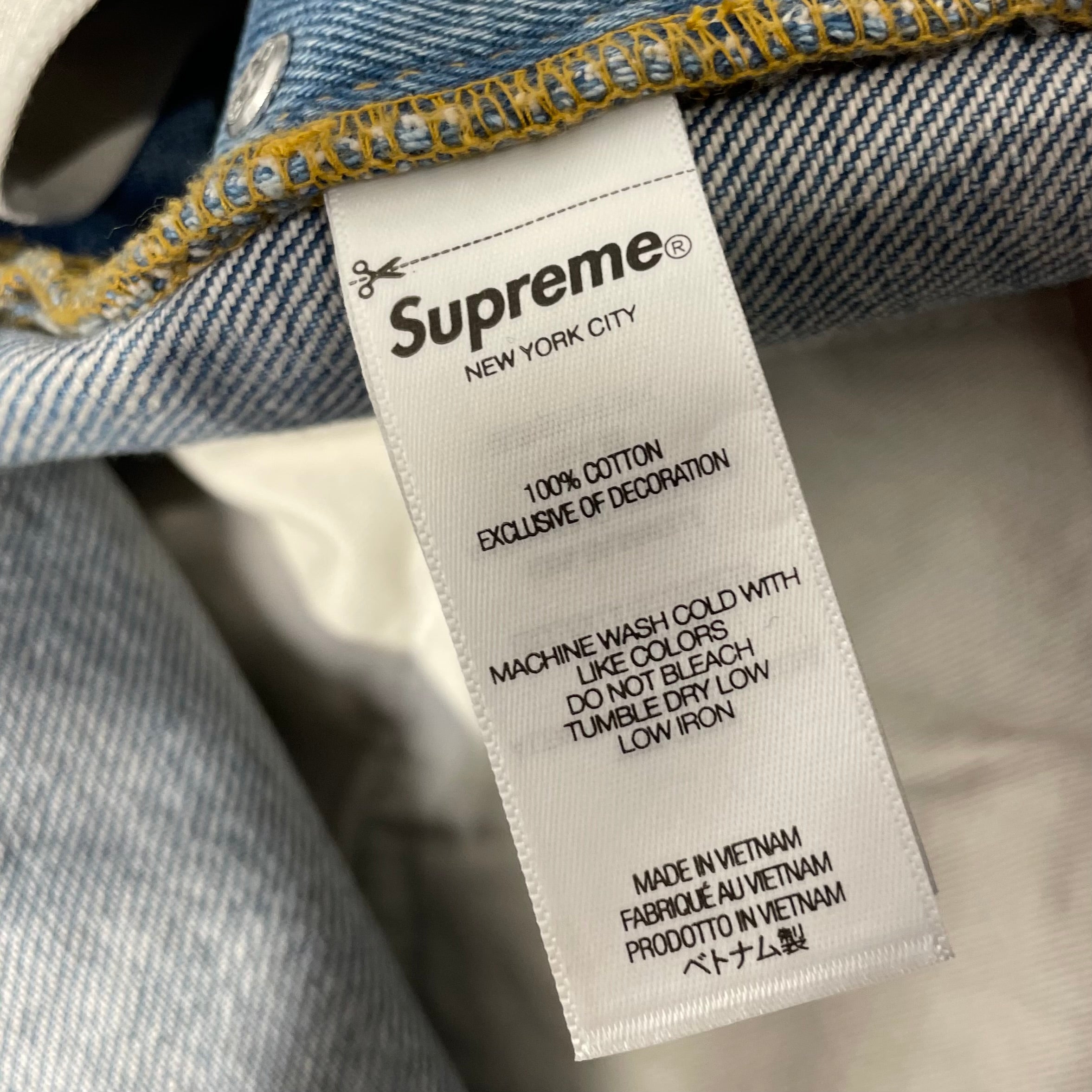 Supreme/Pants/36/Denim/IDG/SUPREME "WASHED INDIGO" view 4