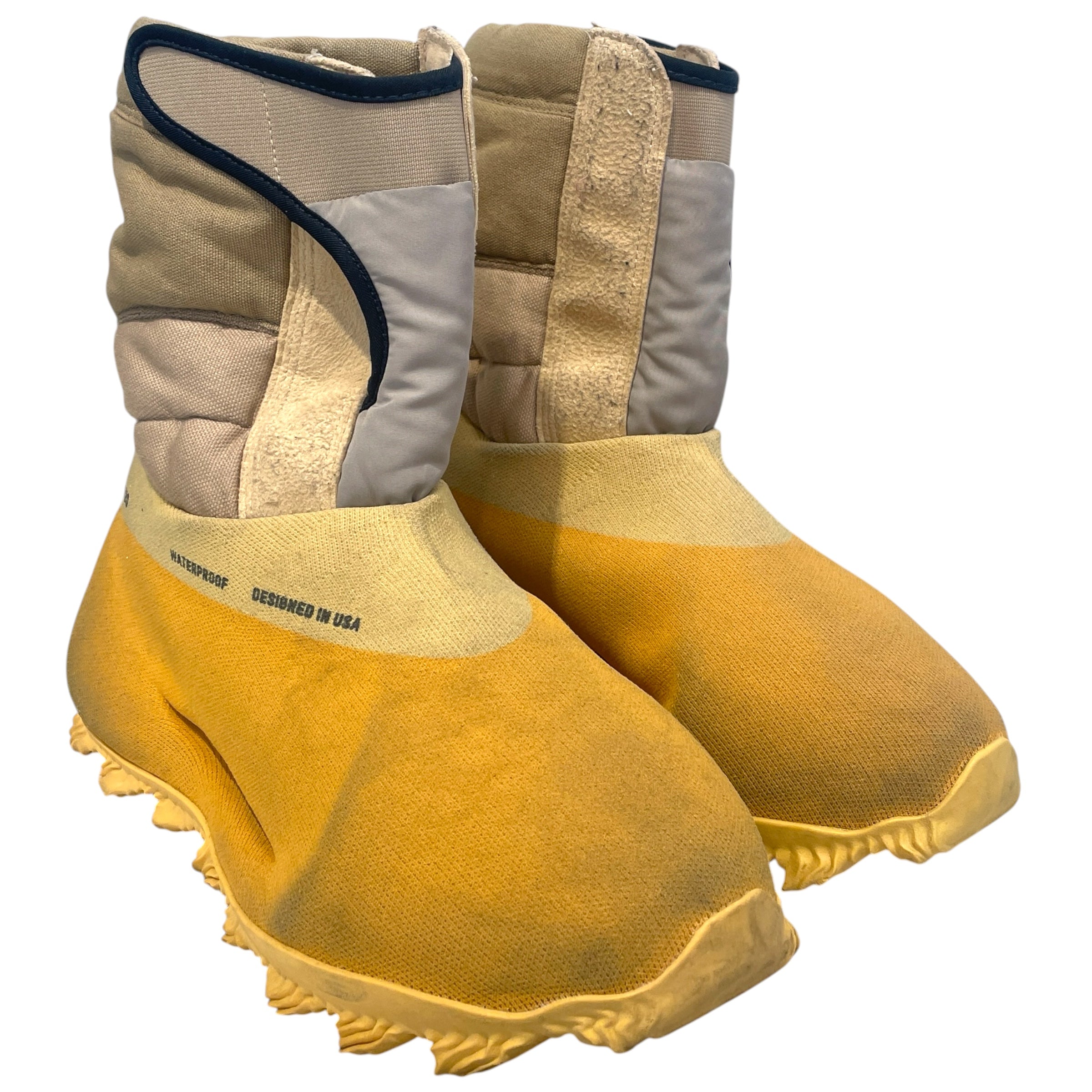 YEEZY/Boots/US 9/Stripe/BEG/Knit RNR BT Sulfur view 1