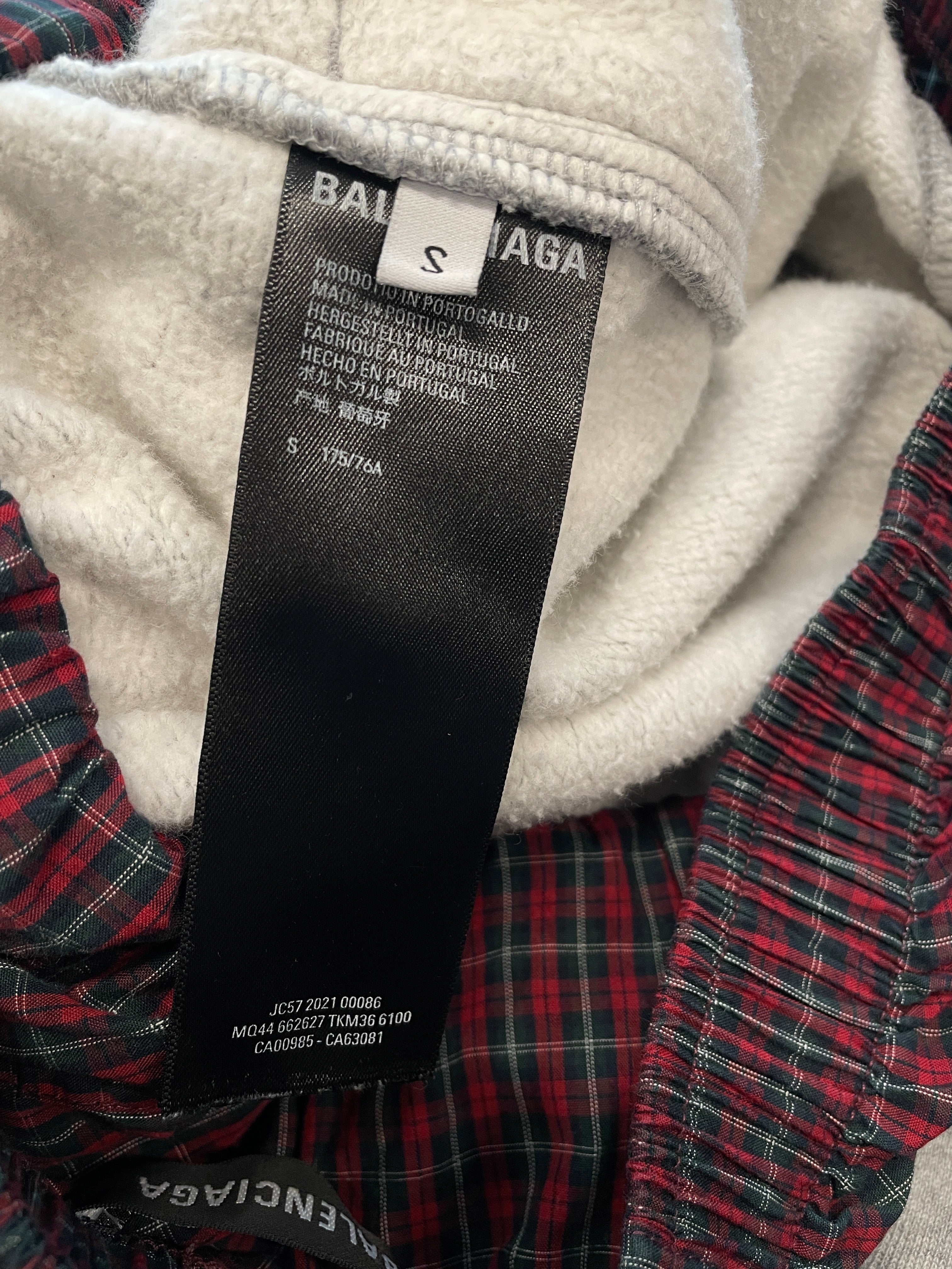BALENCIAGA/Pants/S/Cotton/GRY/FW21 DOUBLE WAIST SWEATPANTS view 7