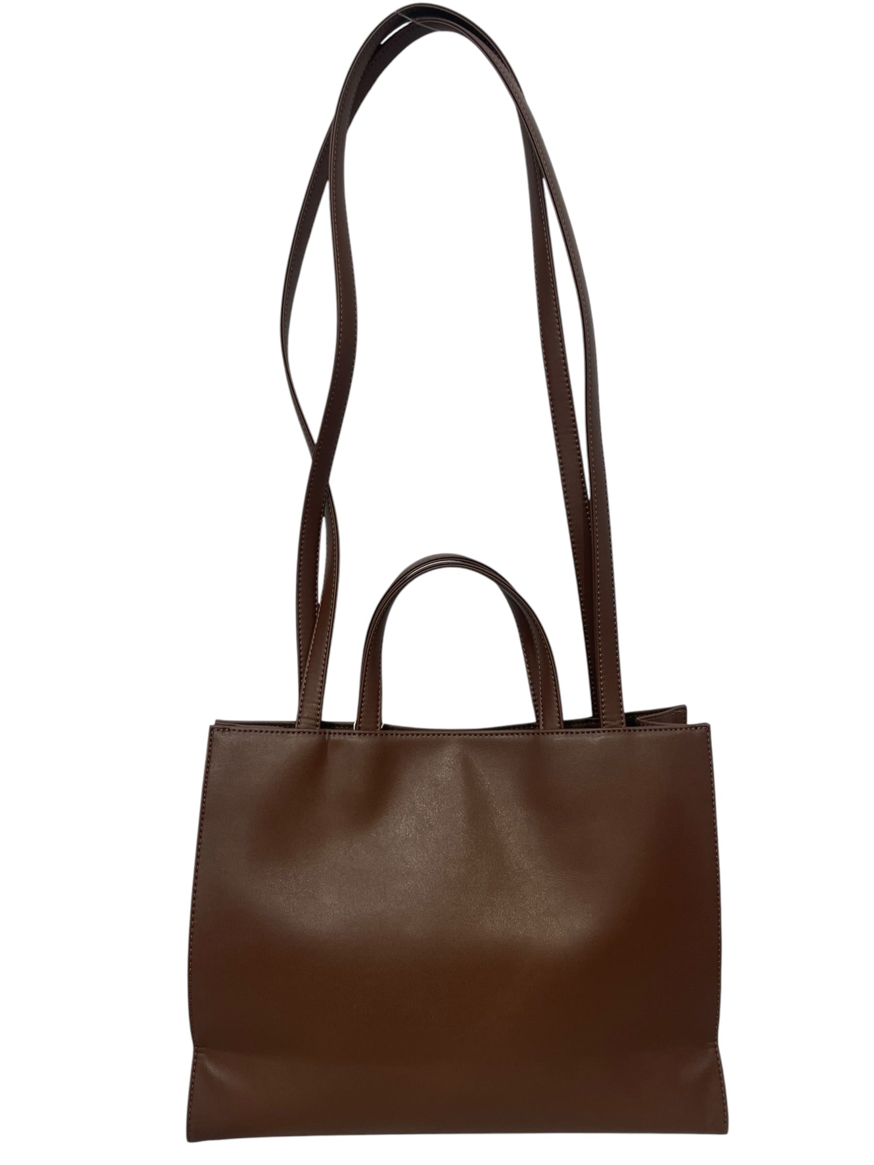 Telfar/Tote Bag/Leather/BRW/MEDIUM SHOPPING BAG view 2