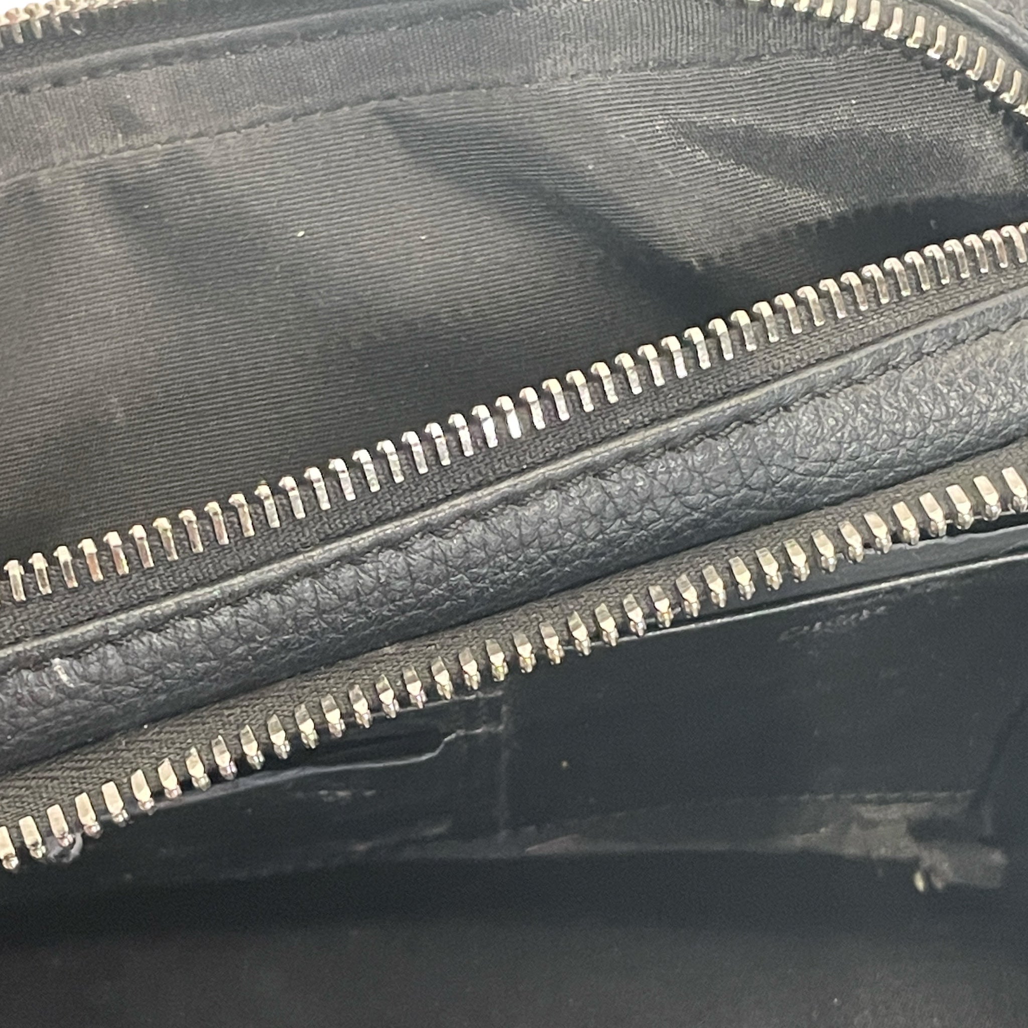 Christian Dior/Cross Body Bag/Leather/BLK/2 way clutch view 8