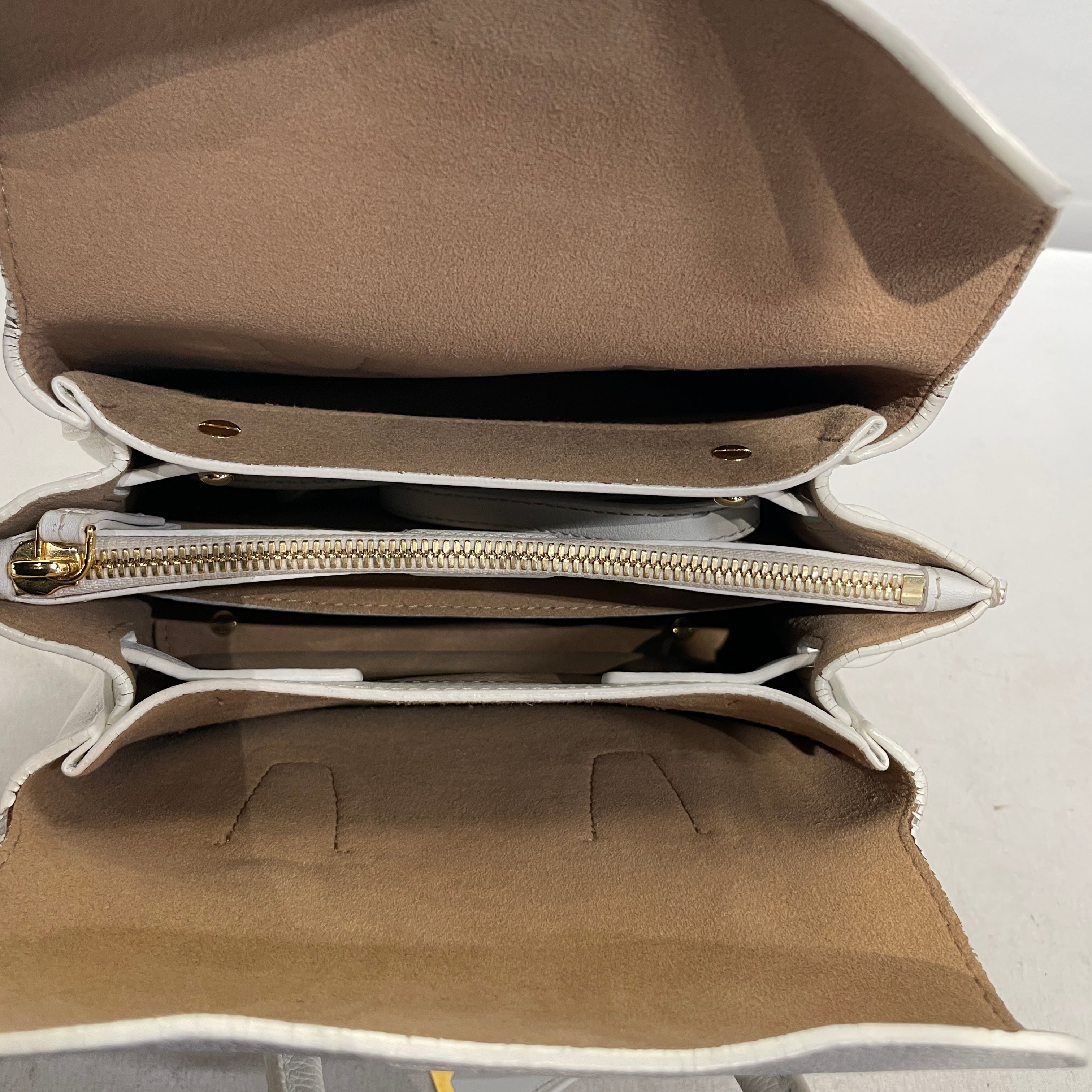 MCM/Hand Bag/Leather/WHT/MLLA MINI TOTE view 3