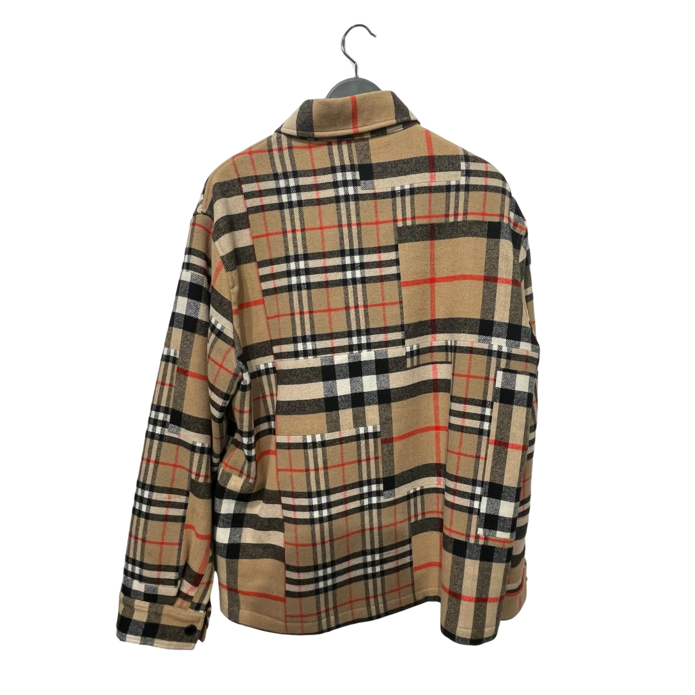 BURBERRY/Jacket/L/BLK/Plaid/ view 2