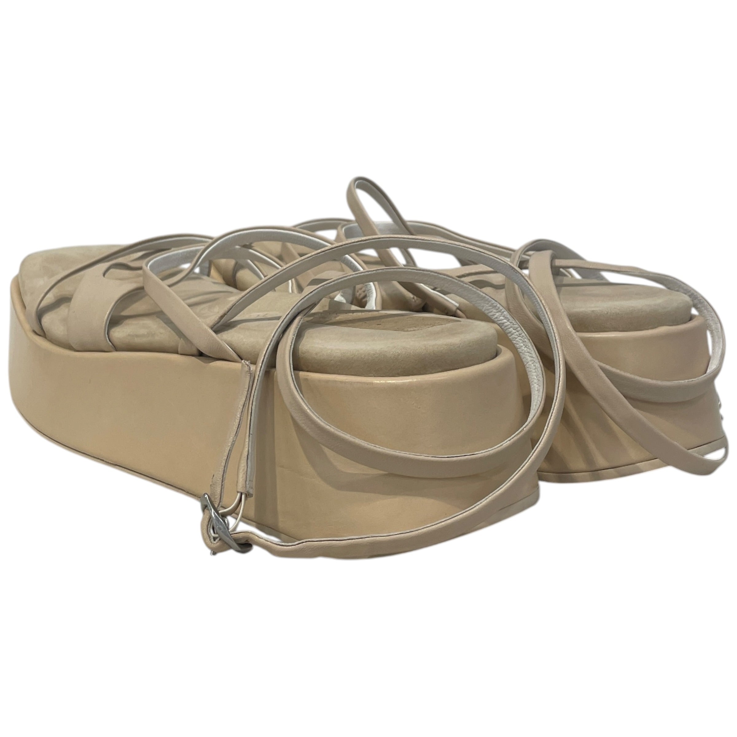 rag & bone/Sandals/EU 39/Leather/BEG/Open-Toe/Logan platform sandal view 2