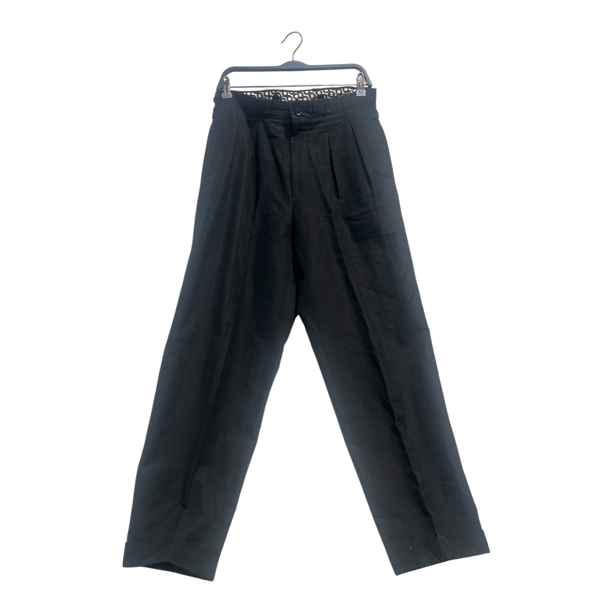 Y's for men/Slacks/2/Cotton/BLK/CIRCLE INNER PATTERN WAISTLINE view 1