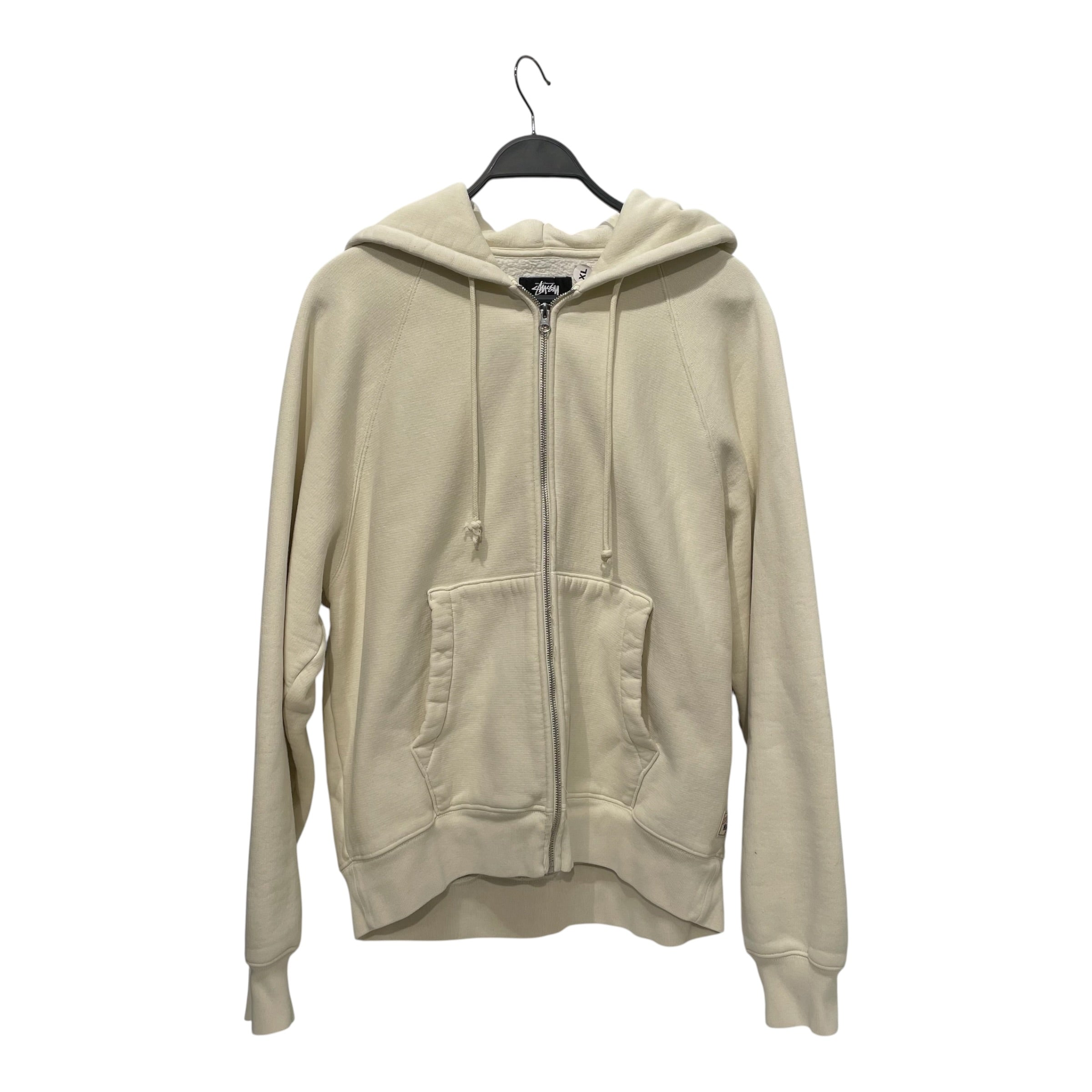 STUSSY/Hoodie/XL/Cotton/CRM/fleece heavy hoodie view 1
