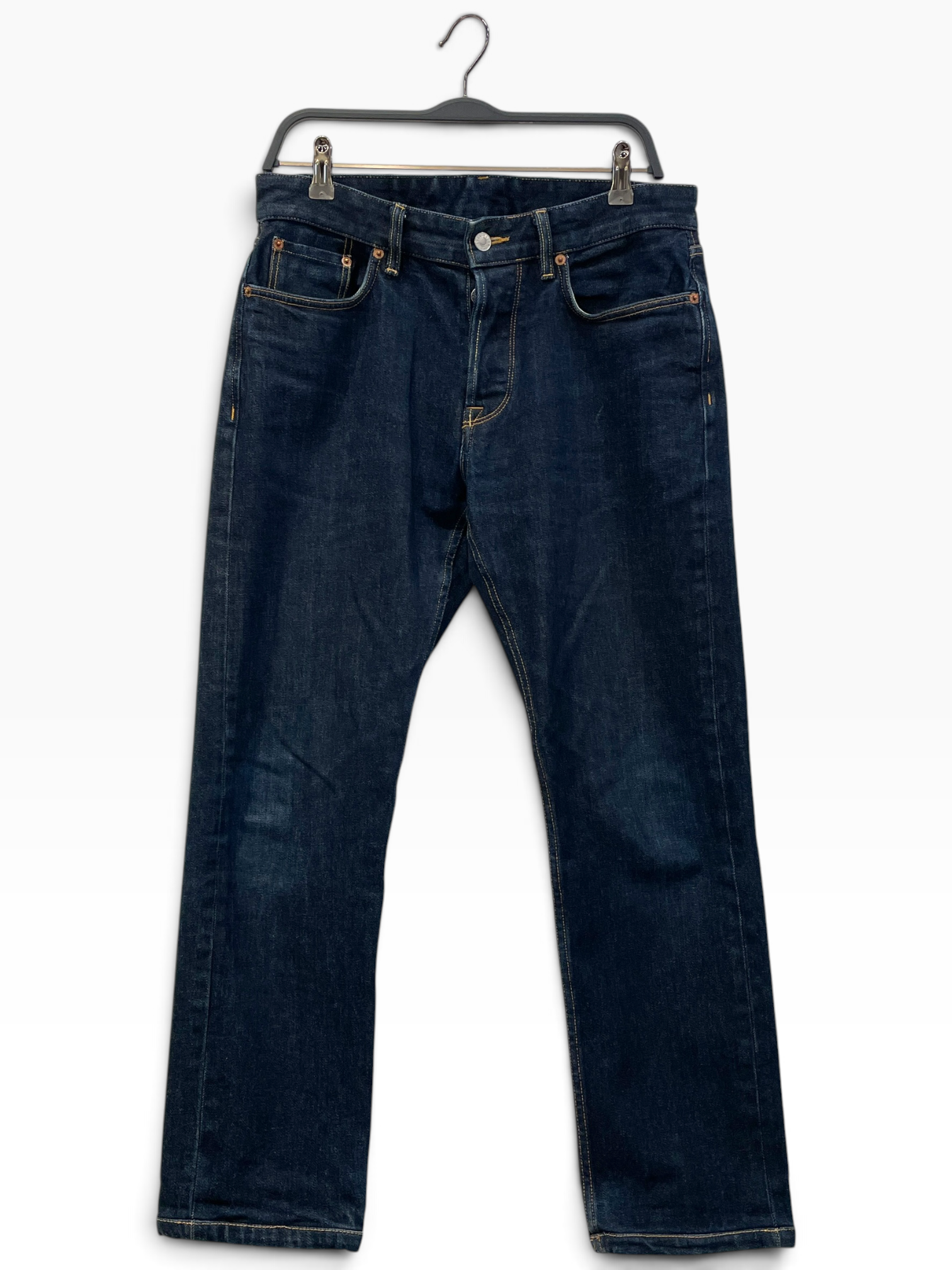 BUCK MASON/Straight Pants/30/Denim/NVY/ view 1