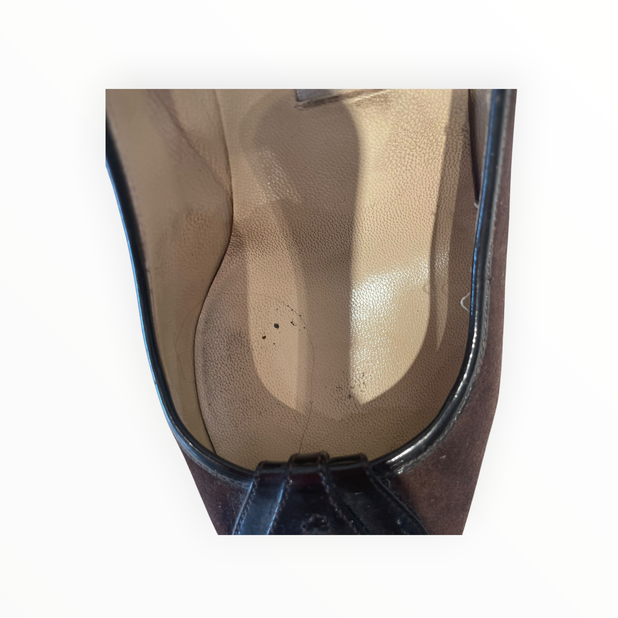 JIMMY CHOO/Heels/EU 36.5/Suede/BRW/POINTED TOE view 6