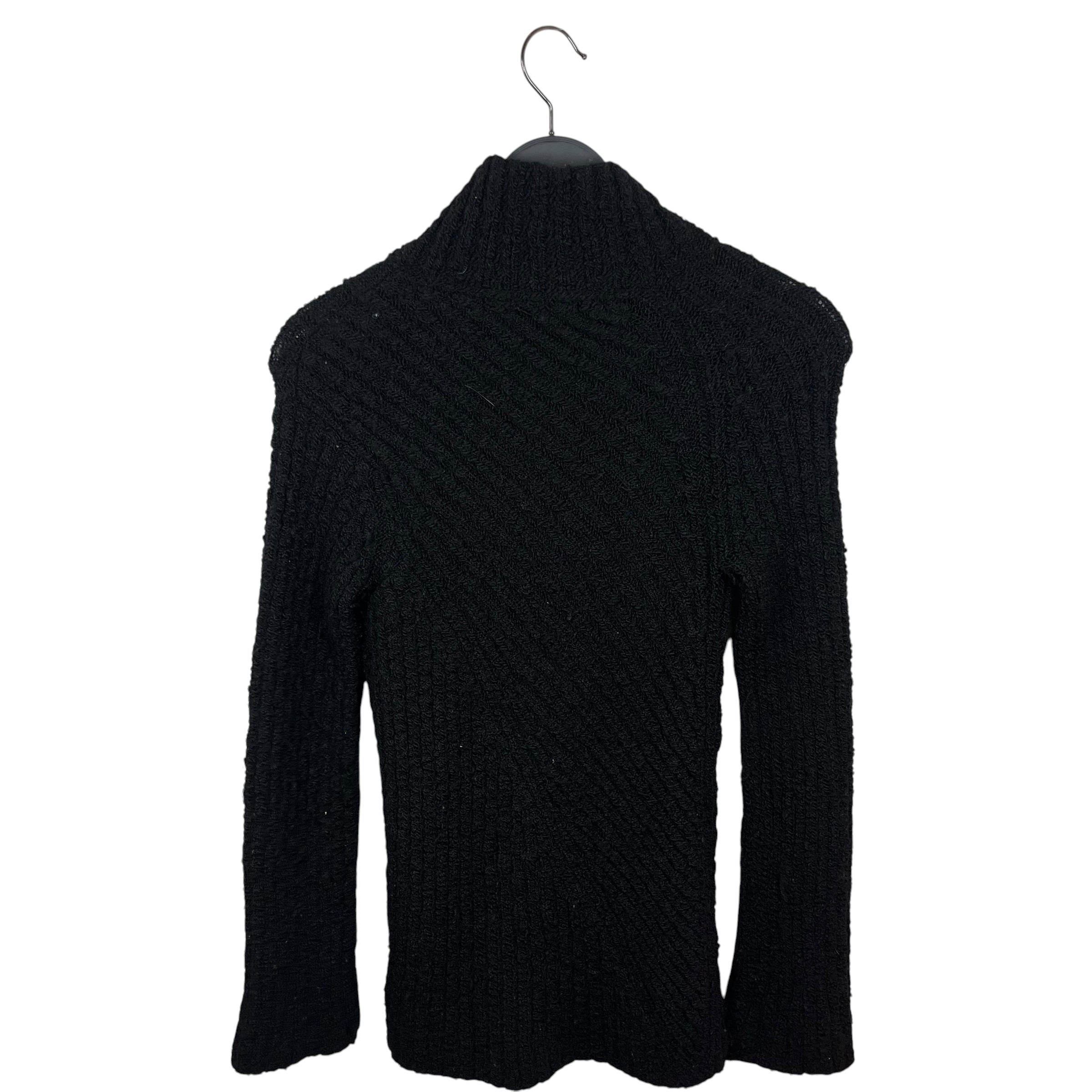 YOHJI YAMAMOTO/Sweater/3/Wool/BLK/ view 2