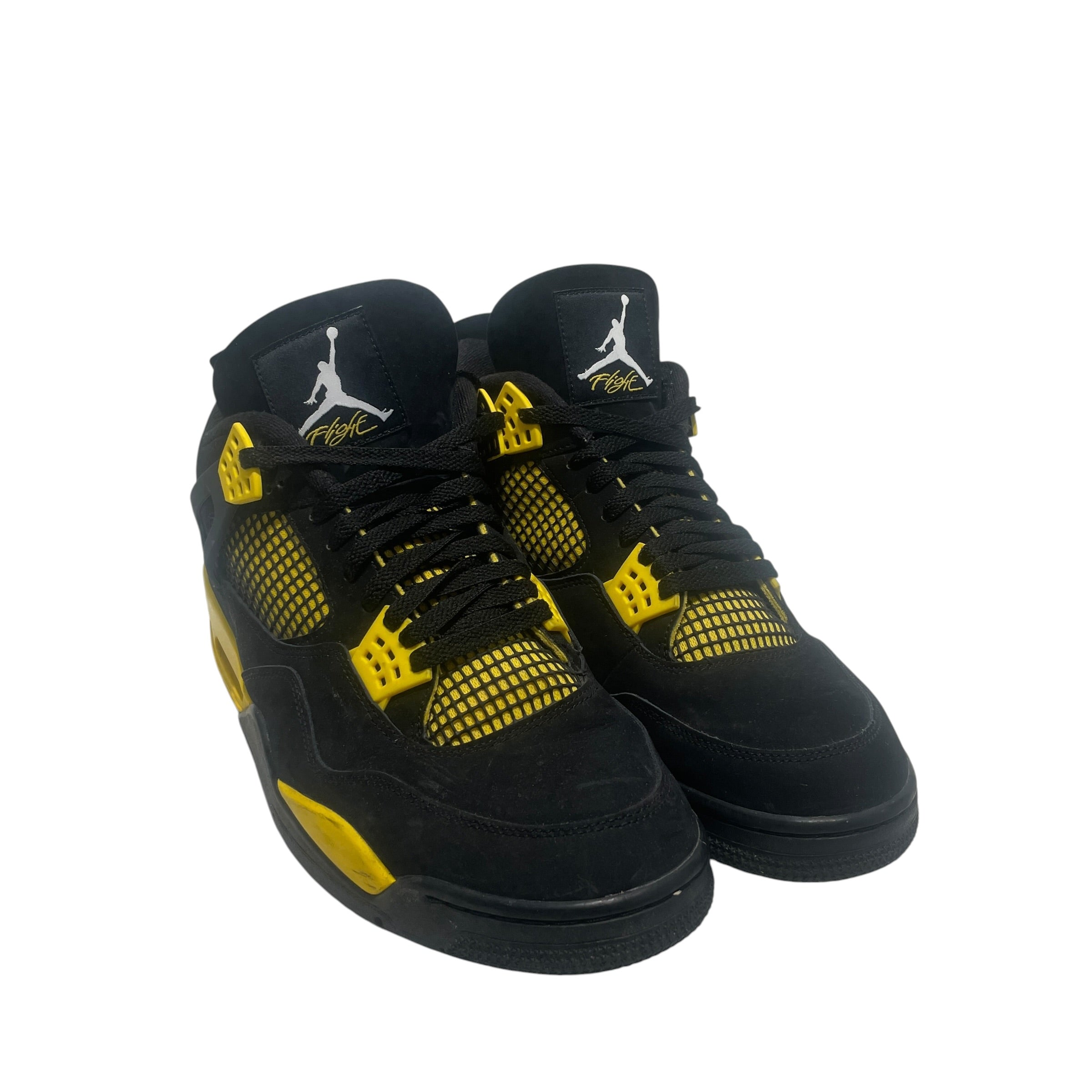 NIKE/Hi-Sneakers/US 13/Suede/BLK/JORDAN 4 THUNDER view 1
