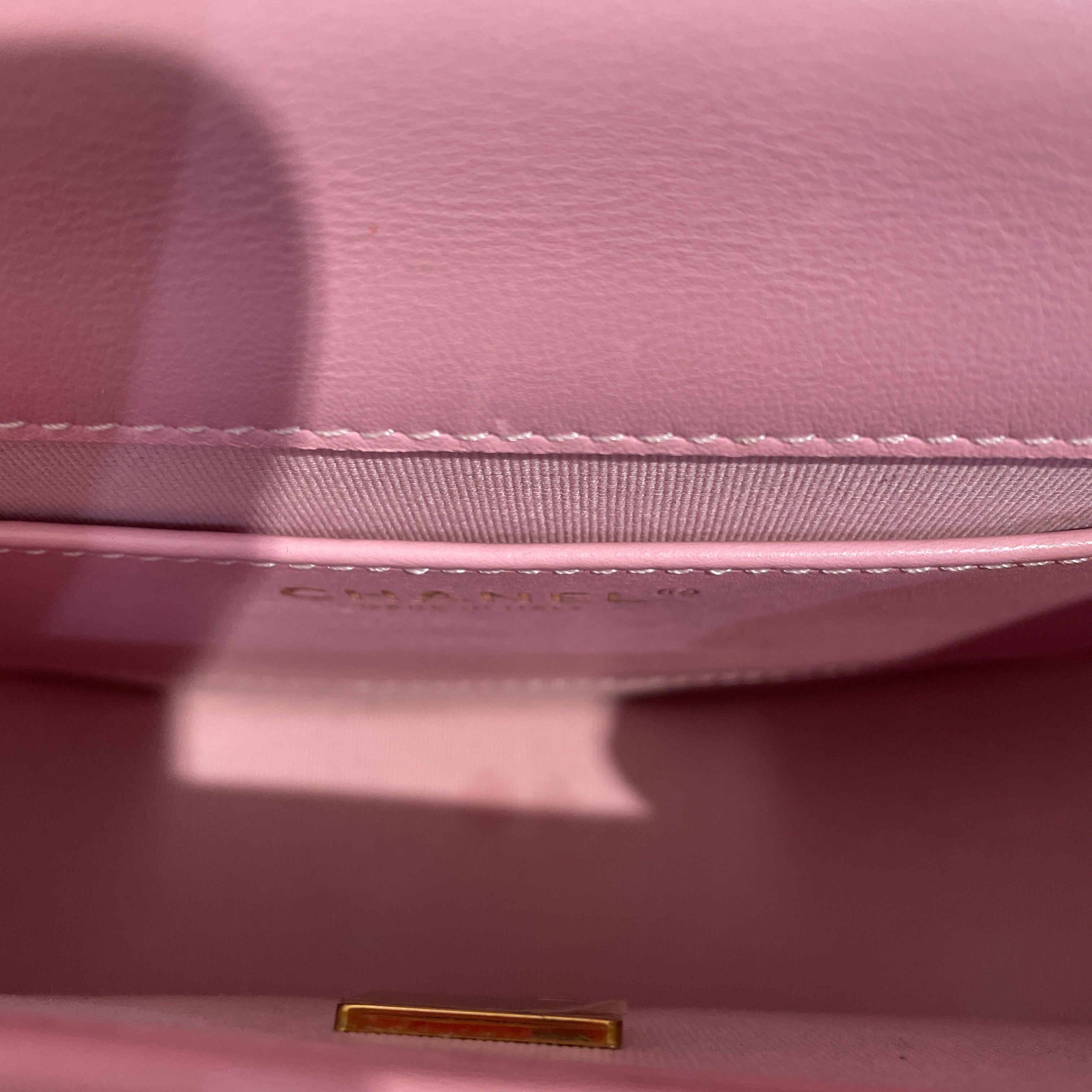 CHANEL/Cross Body Bag/Leather/PNK/T53GGL73 view 4