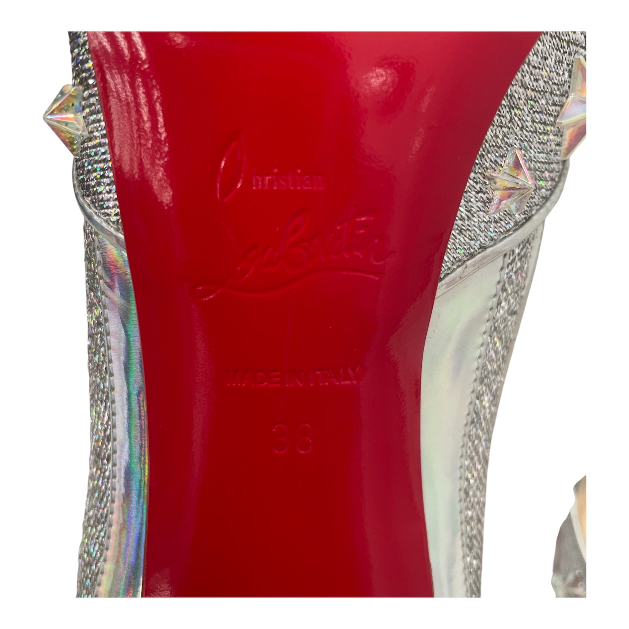 Christian Louboutin/Heels/US 7/Glitter/SLV/STARSTUD view 5