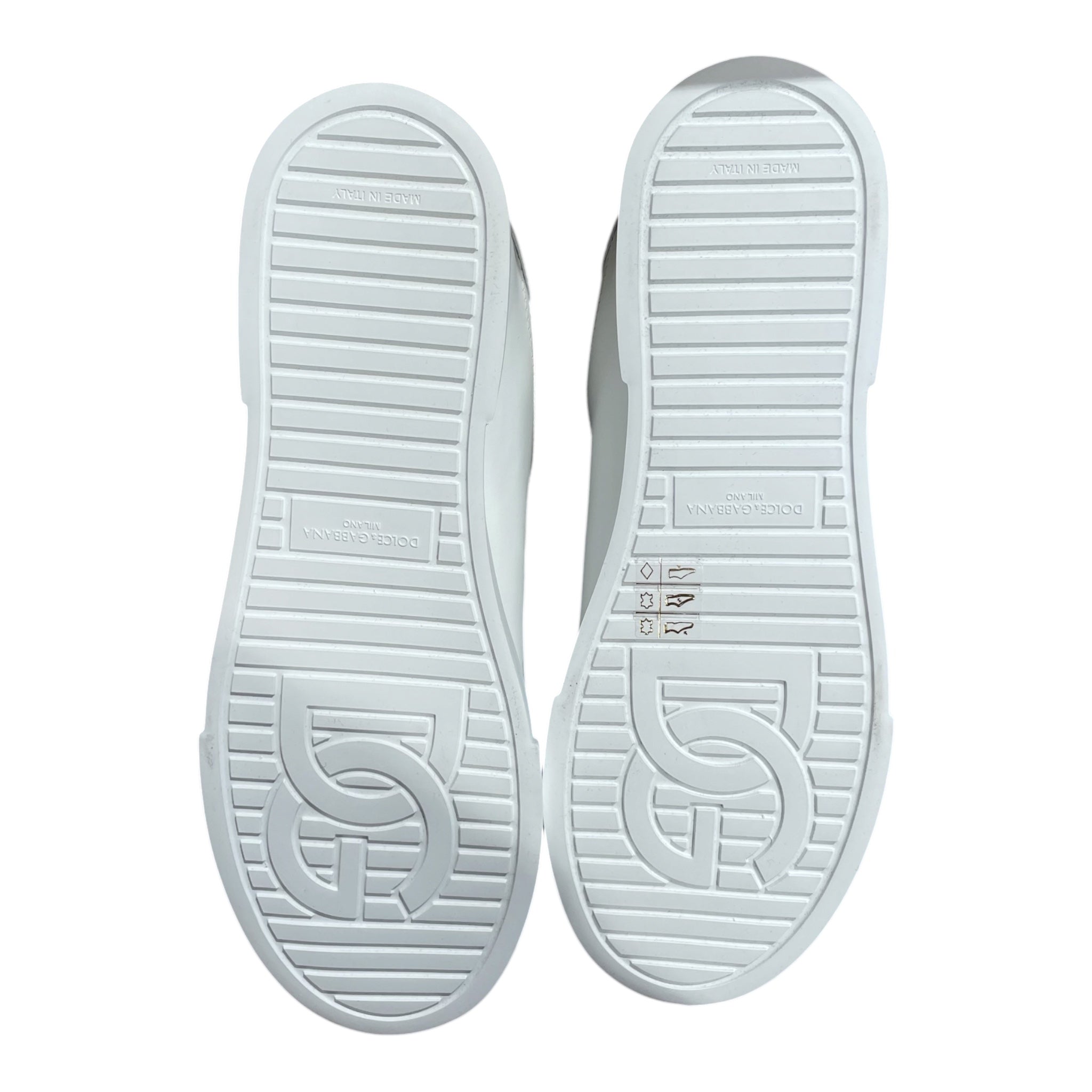 DOLCE&GABBANA/Low-Sneakers/EU 41/Leather/WHT/w/dustbag view 6